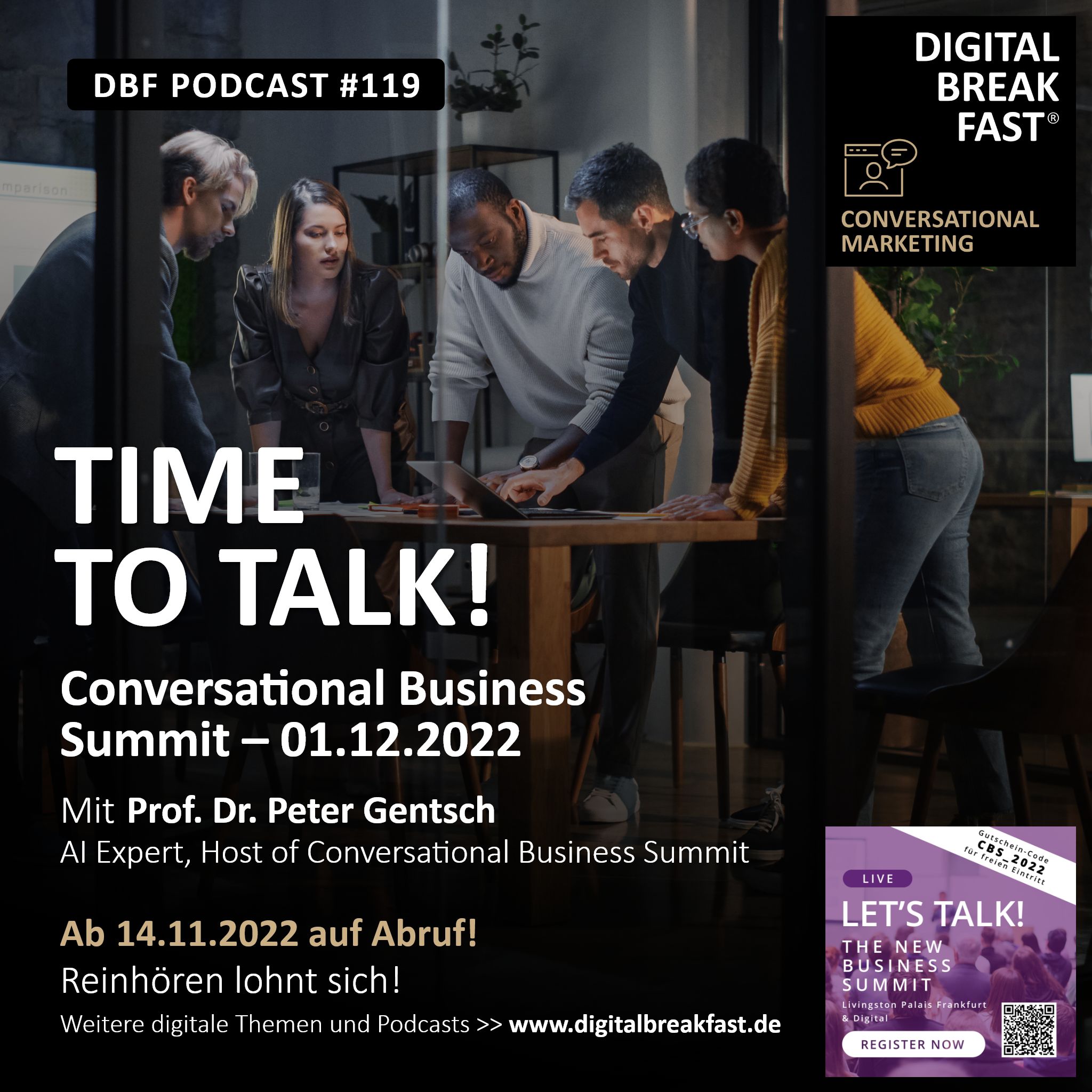 EP 119 I TIME TO TALK! Conversational Business Summit 2022