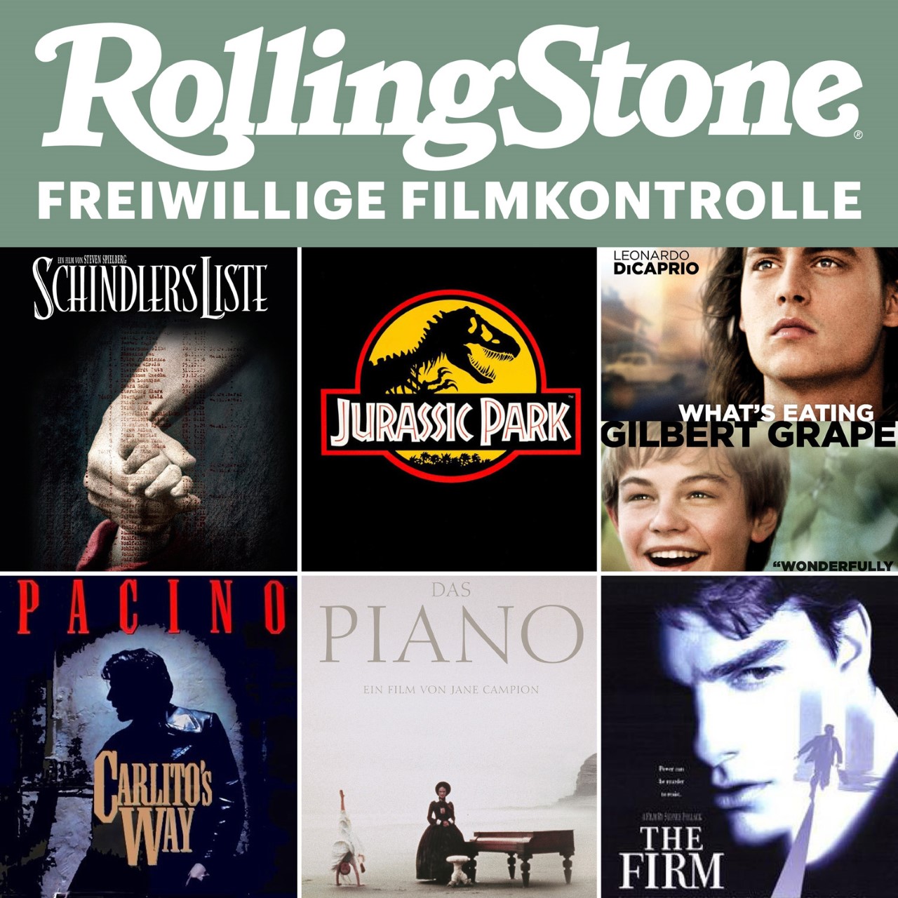 1993: Schindlers Liste, Jurassic Park, Carlito, Piano, Gilbert und mehr