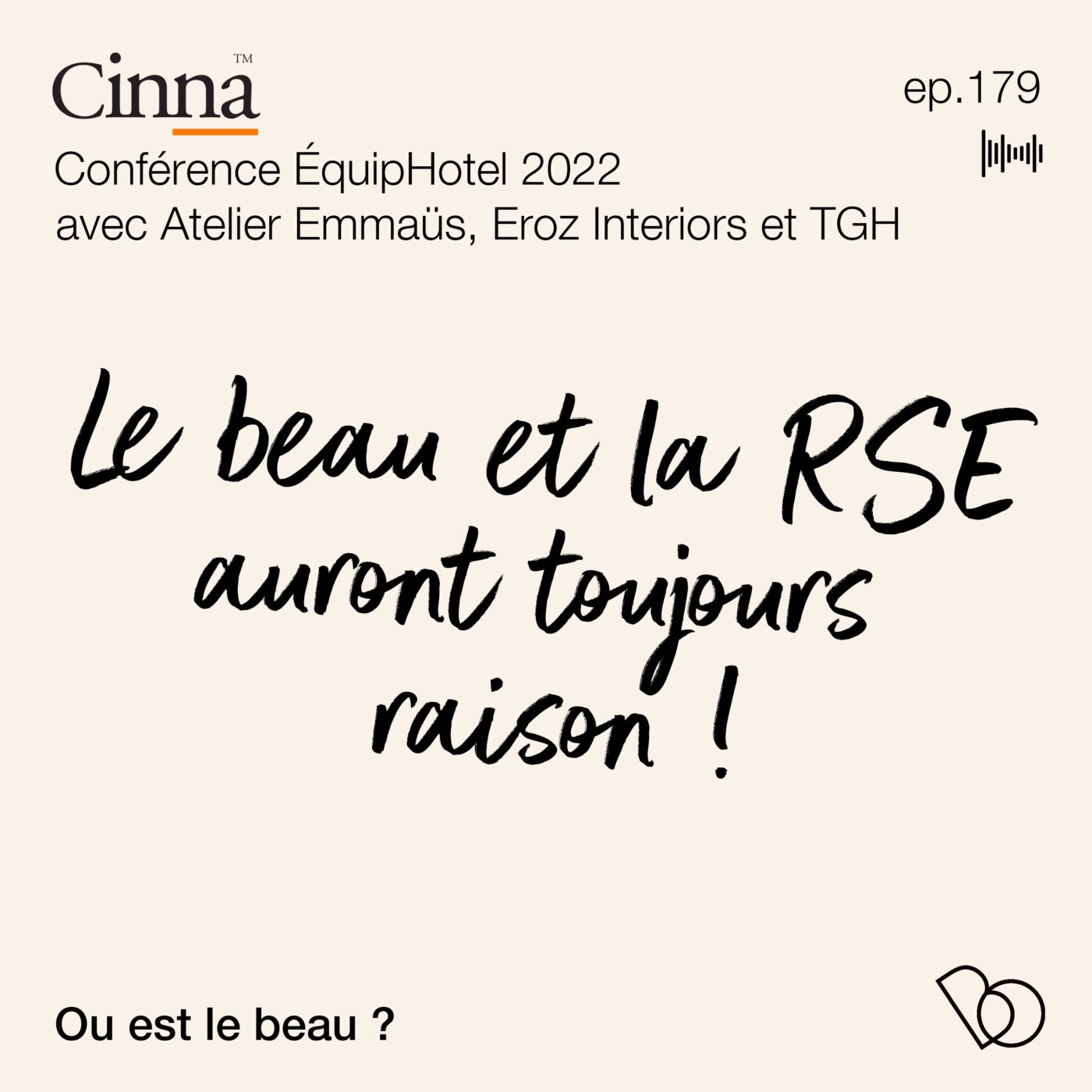 Le beau et la RSE auront toujours raison