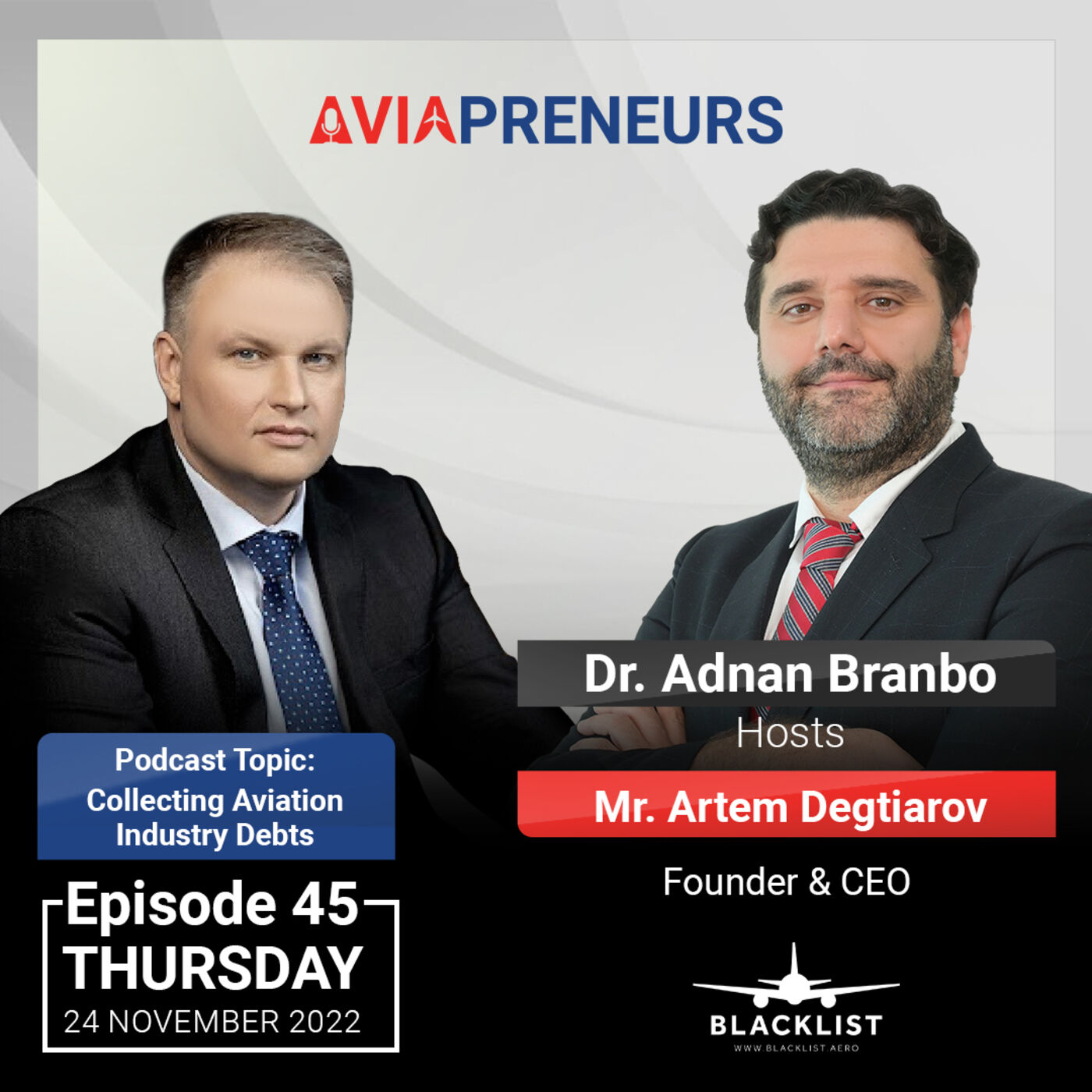 ⁣Mr. Artem Degtiarov at AVIAPRENEURS