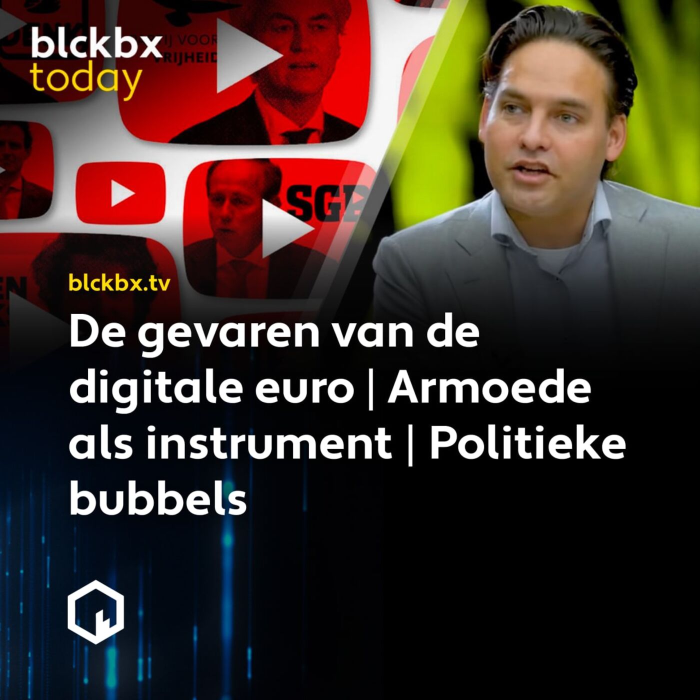 blckbx today #107: De gevaren van de digitale euro | Armoede als instrument | Politieke bubbels