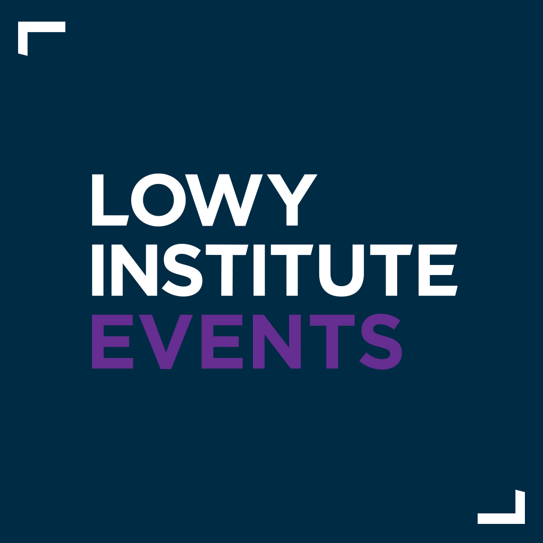 Lowy Institute Events 