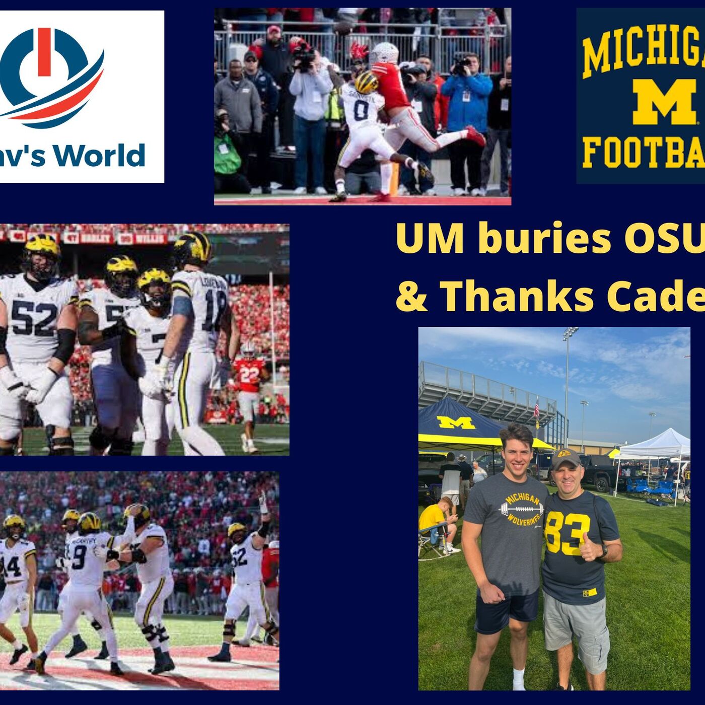 UM buries OSU and Thanks Cade #12