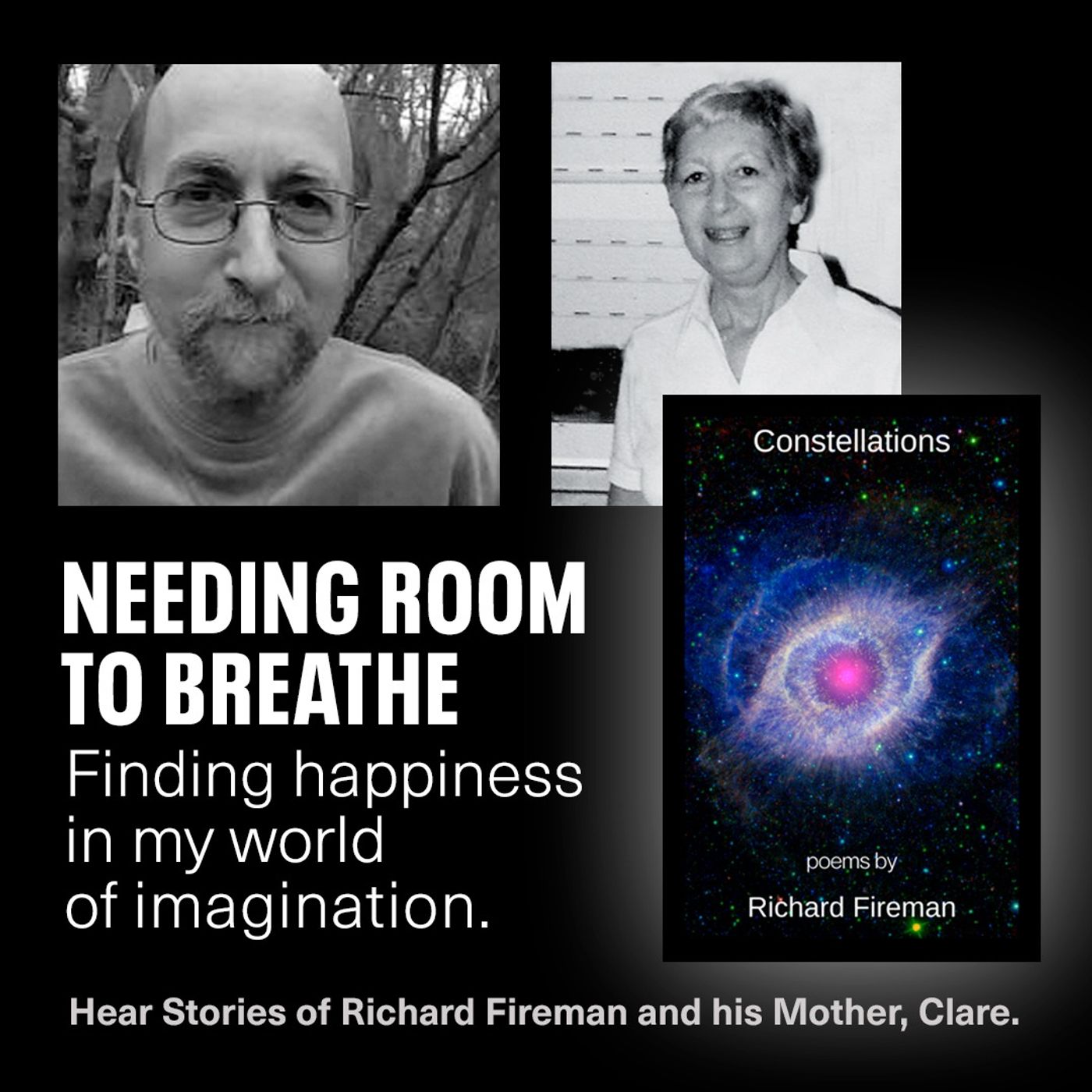 HOST JACKIE TANTILLO- Needing Room To Breathe with Guest Poet Richard Fireman