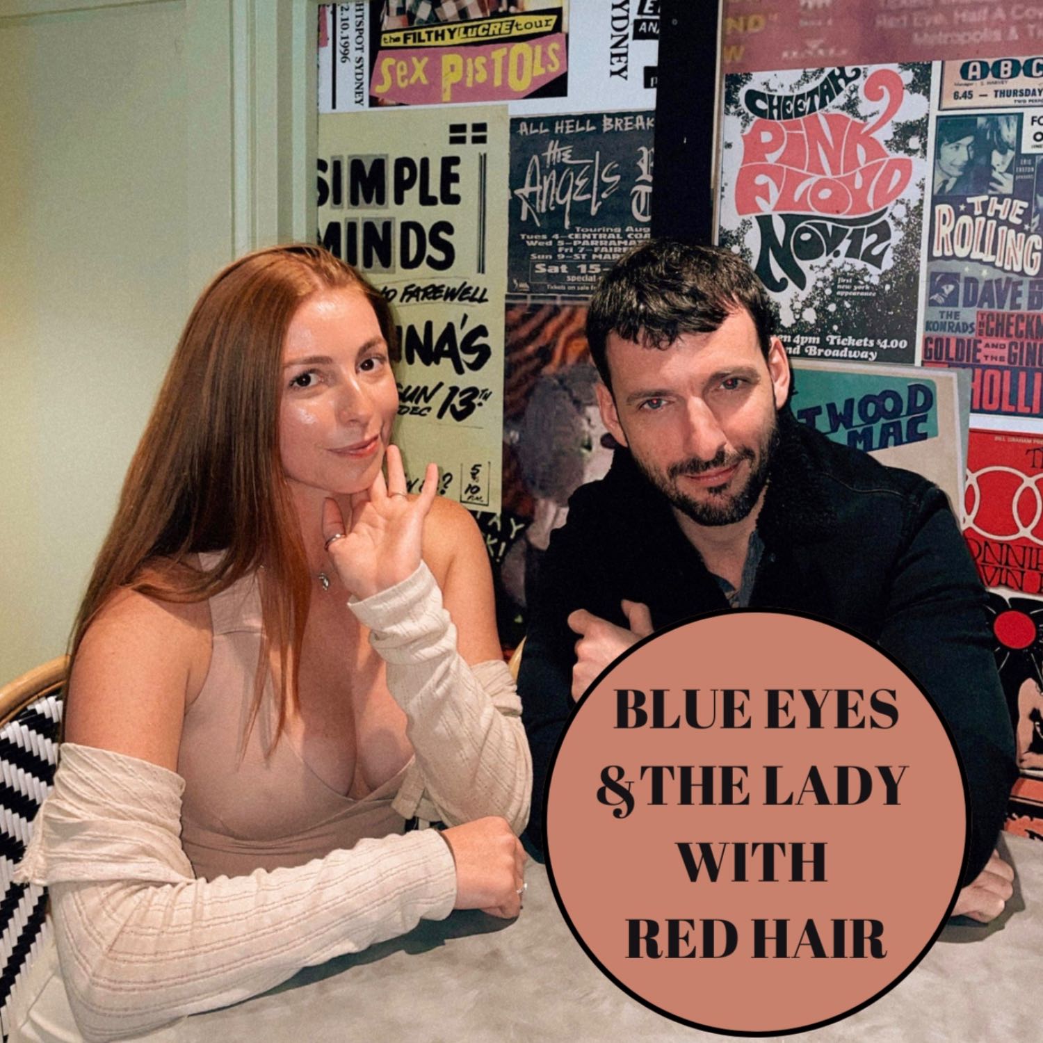 Blue eyes & The lady with red hair 