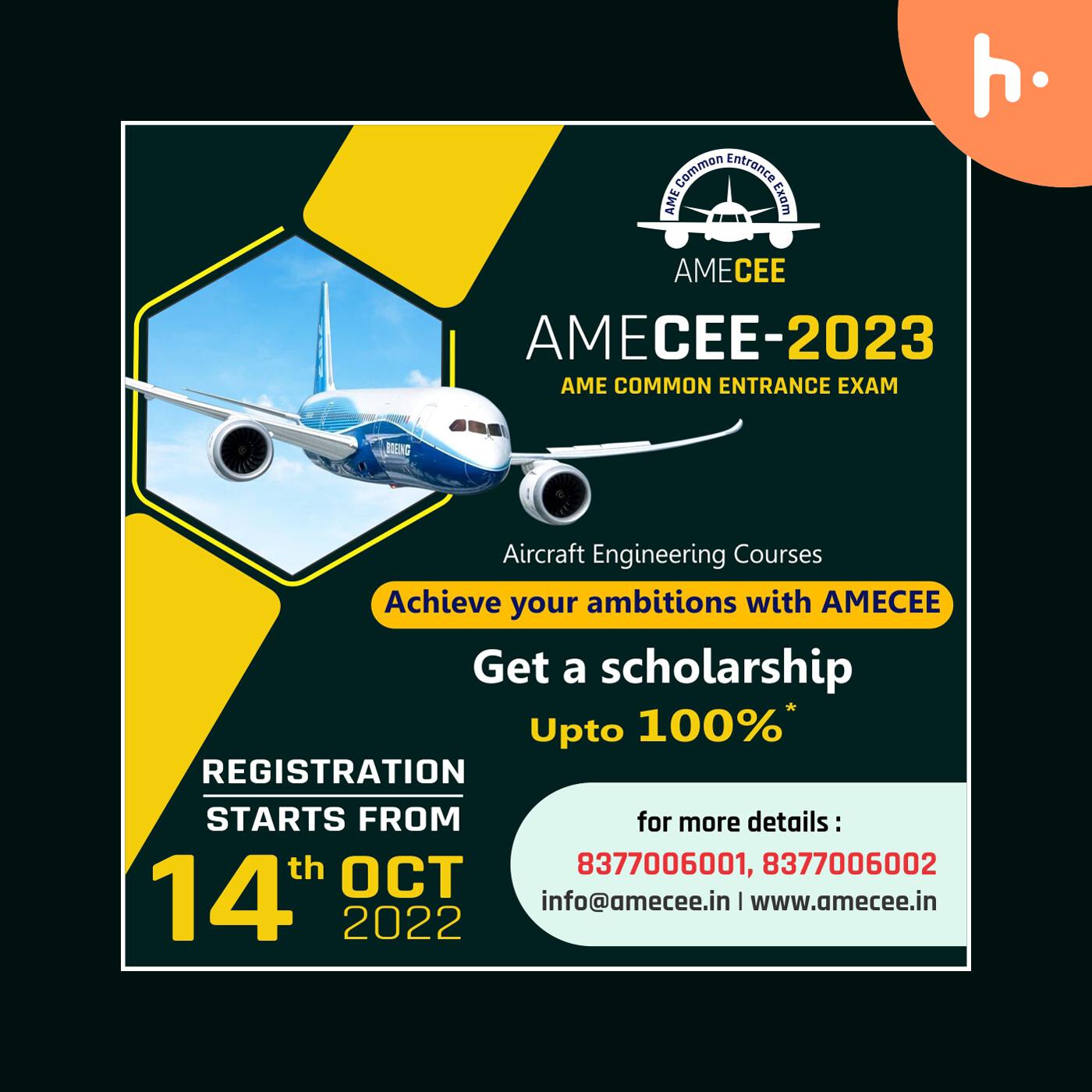 ⁣AME CEE 2023 ENTRANCE EXAM