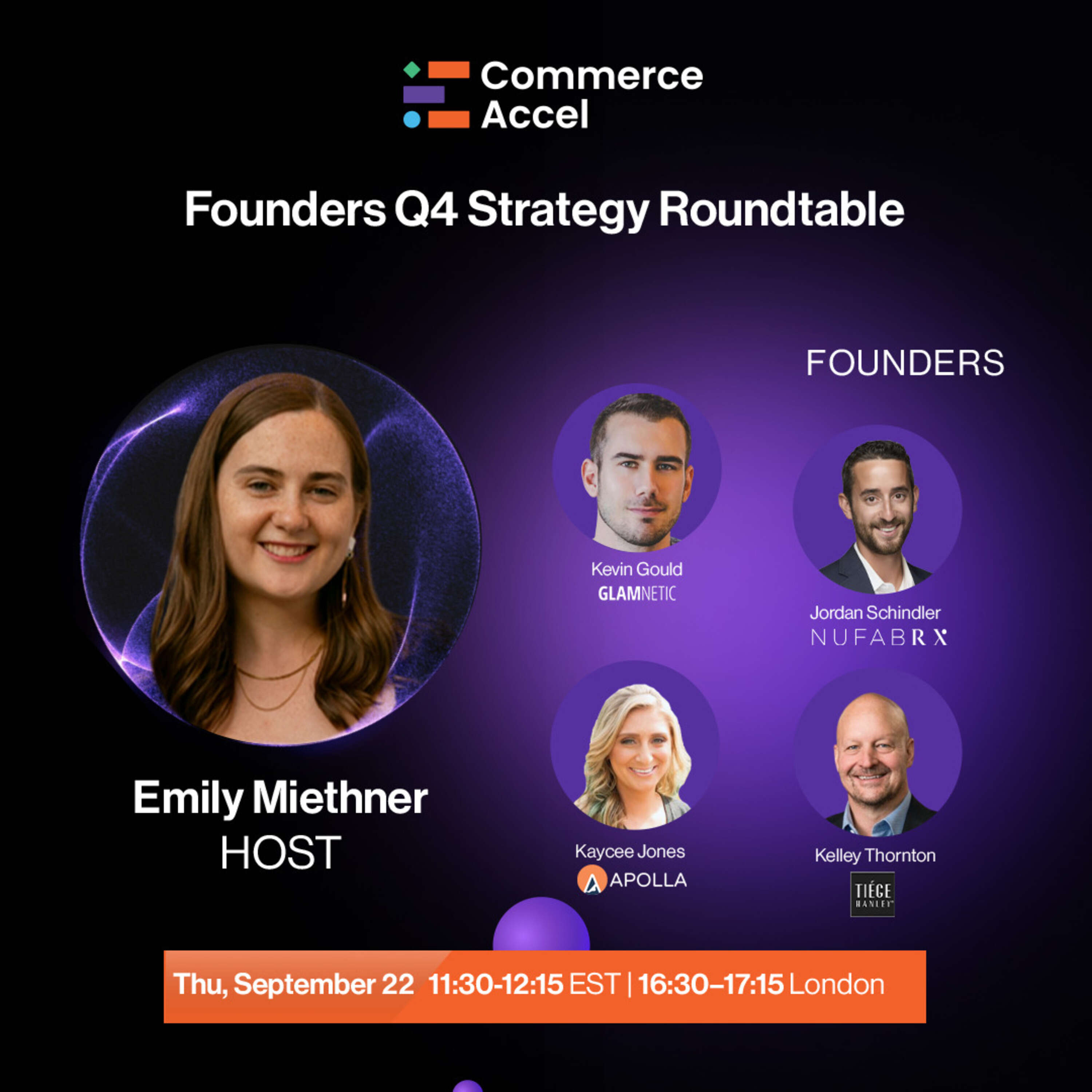 Founders Q4 Strategy Roundtable 1 - Commerce Accel Expert Panel