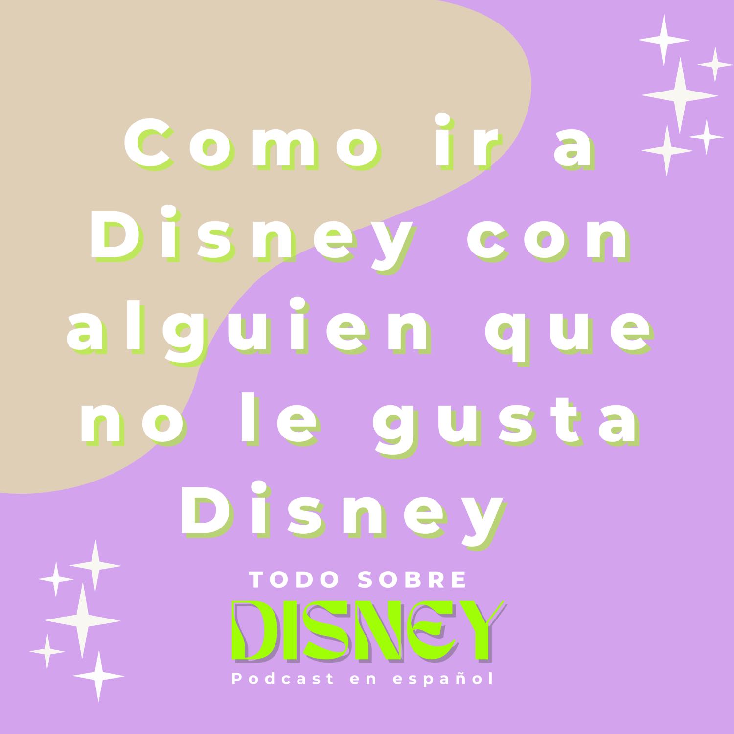 Como ir a Disney con alguien que no le gusta Disney 