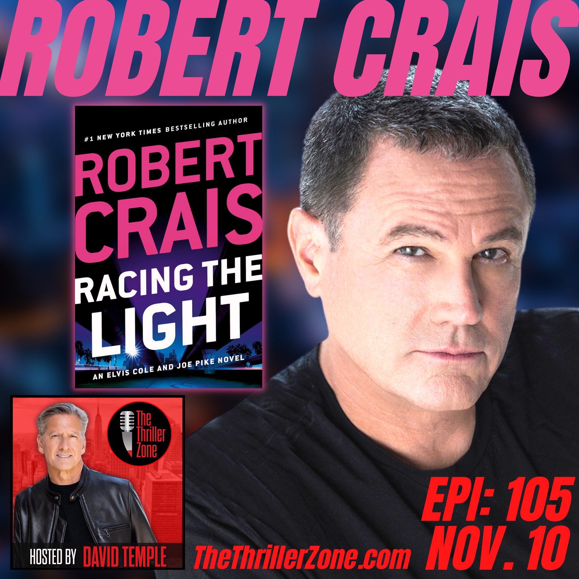 Robert Crais, author of Racing The Light