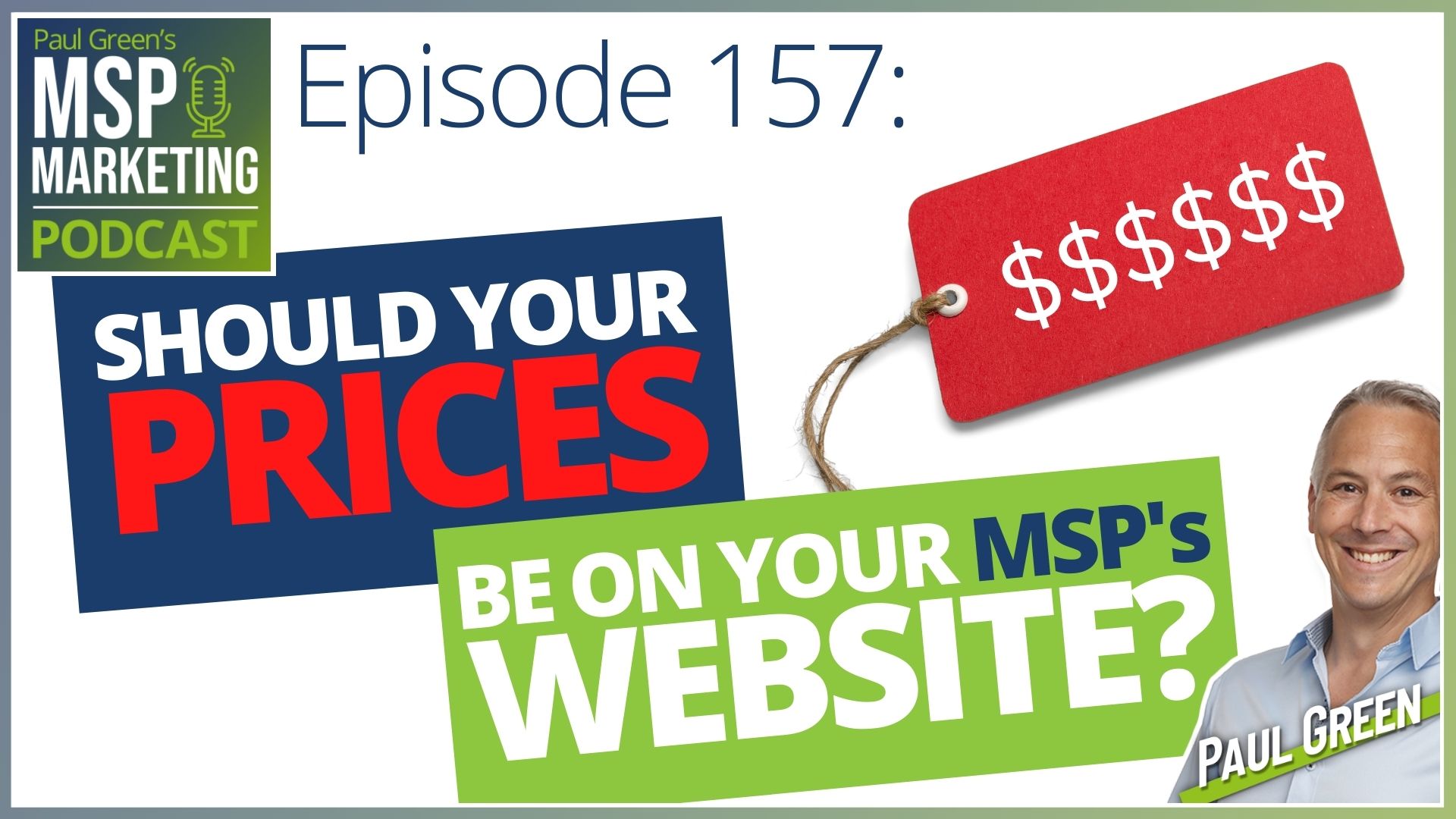 Should your prices be on your MSP's website?