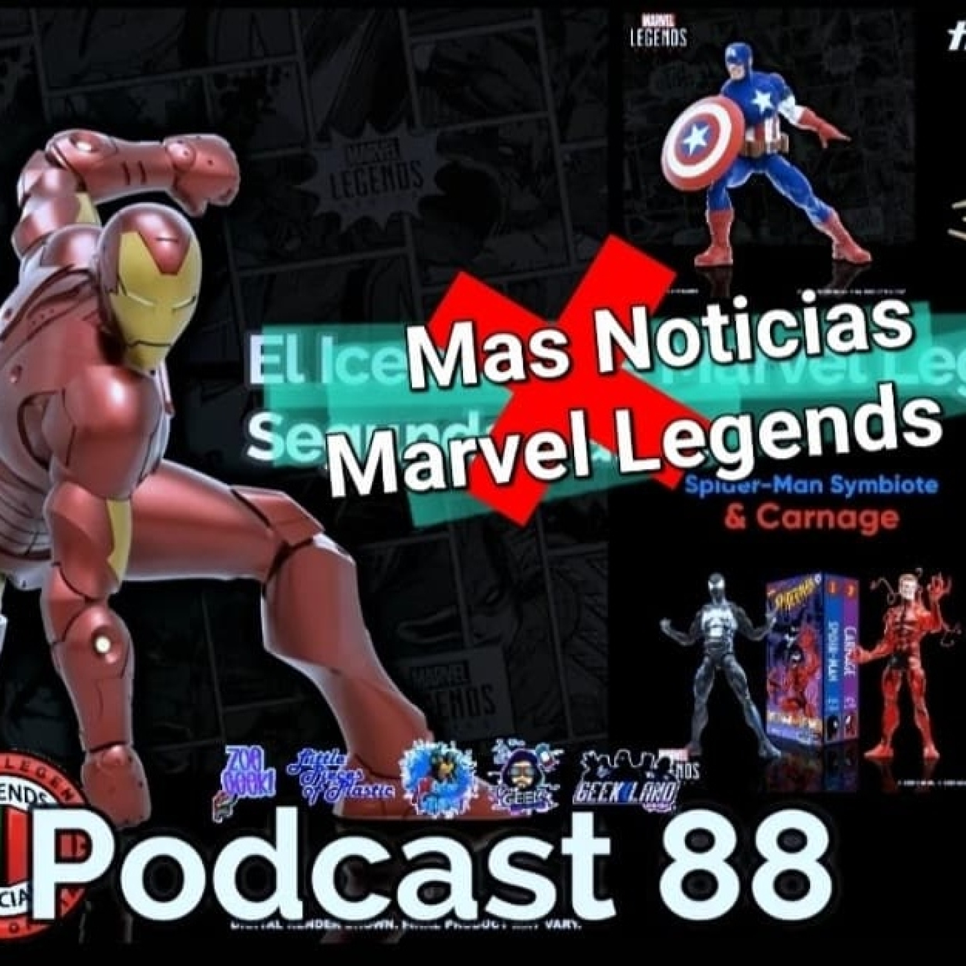 Podcast 88 Mas Noticias Marvel Legends.