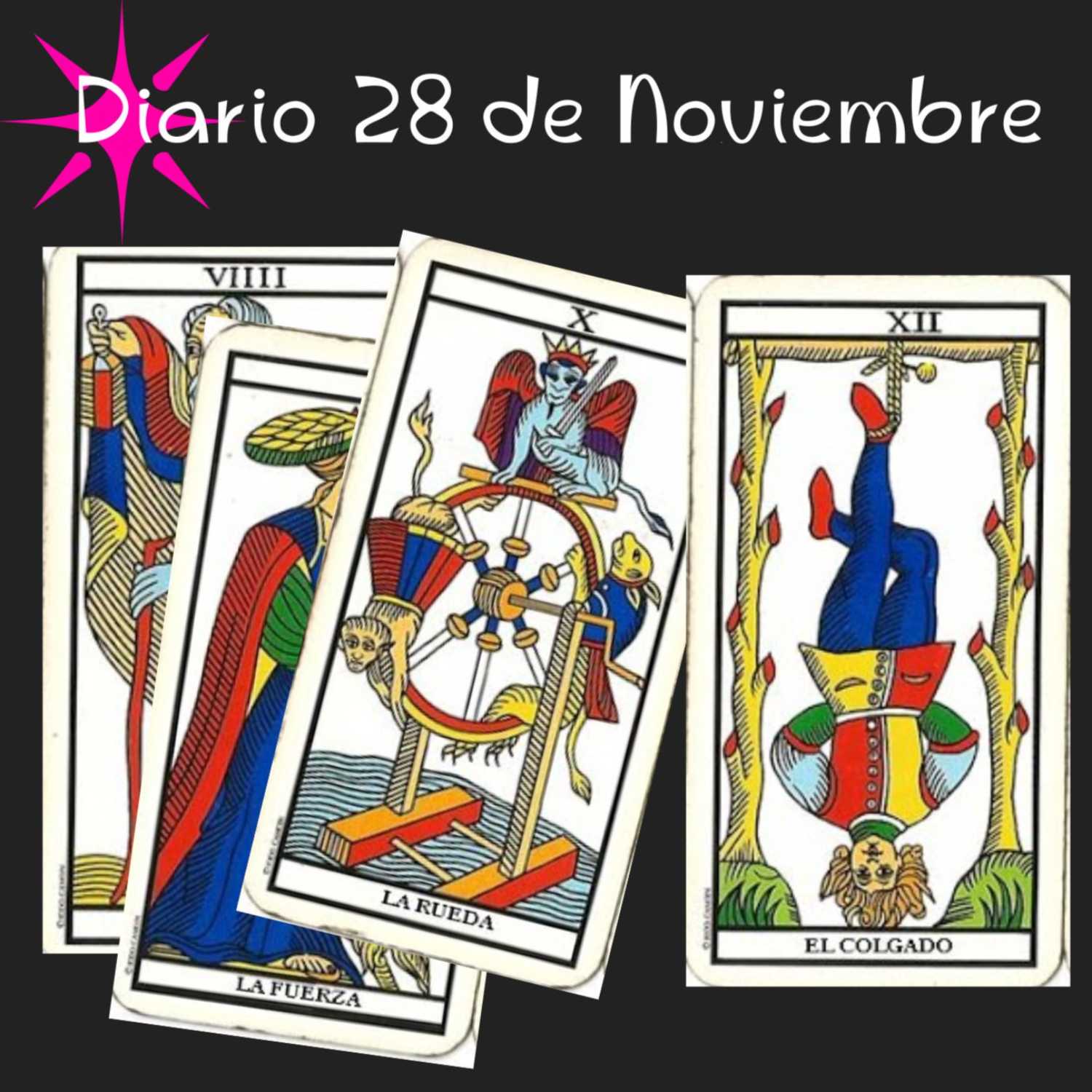 ⭐El Metodo Lady – Tarot Diario 28 Noviembre ⭐