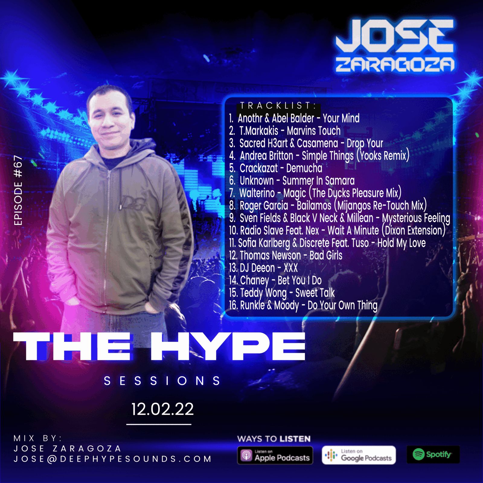 Jose Zaragoza - The Hype Sessions Volume #67