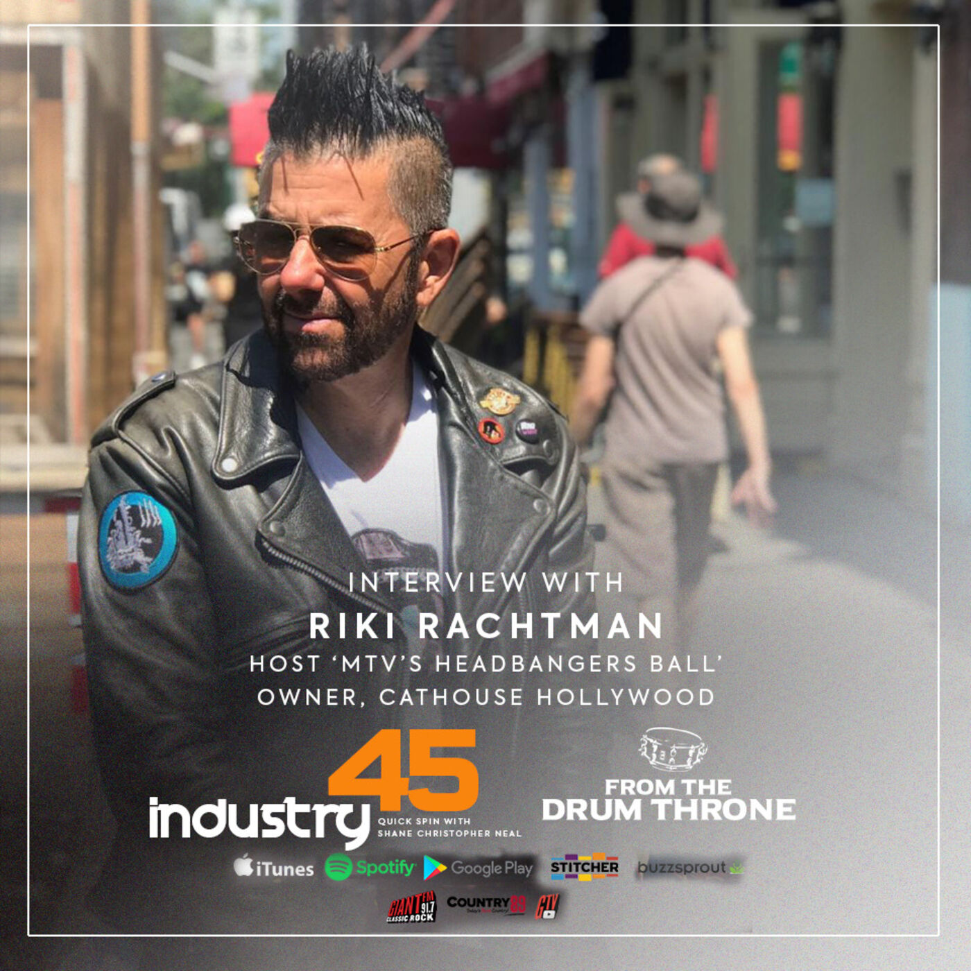 Industry 45 From The Drum Throne- RIKI RACHTMAN (MTV/Cathouse Hollywood) | FULL