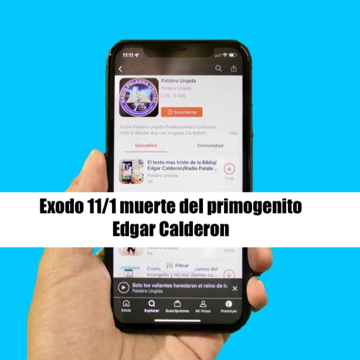 ⁣Exodo 11/1 muerte del primogenito/Palabra Ungida