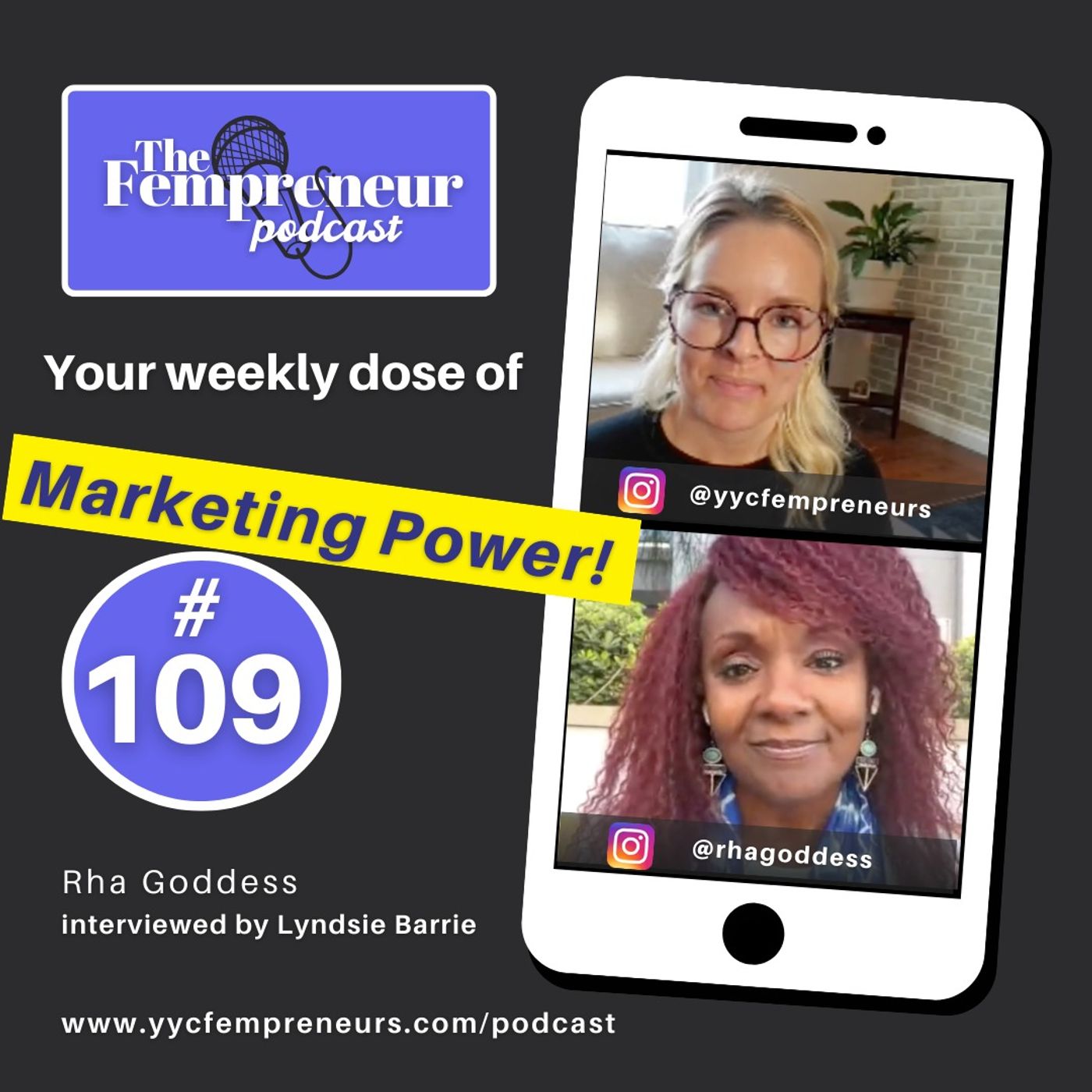 # 109 Stay True, Get Paid, Do Good: How to Follow Your Calling with Rha Goddess