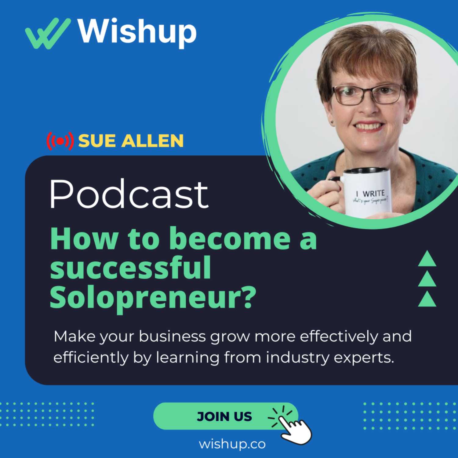  How to become a successful Solopreneur? Podcast with Sue Allen, founder of the Solopreneur Academy