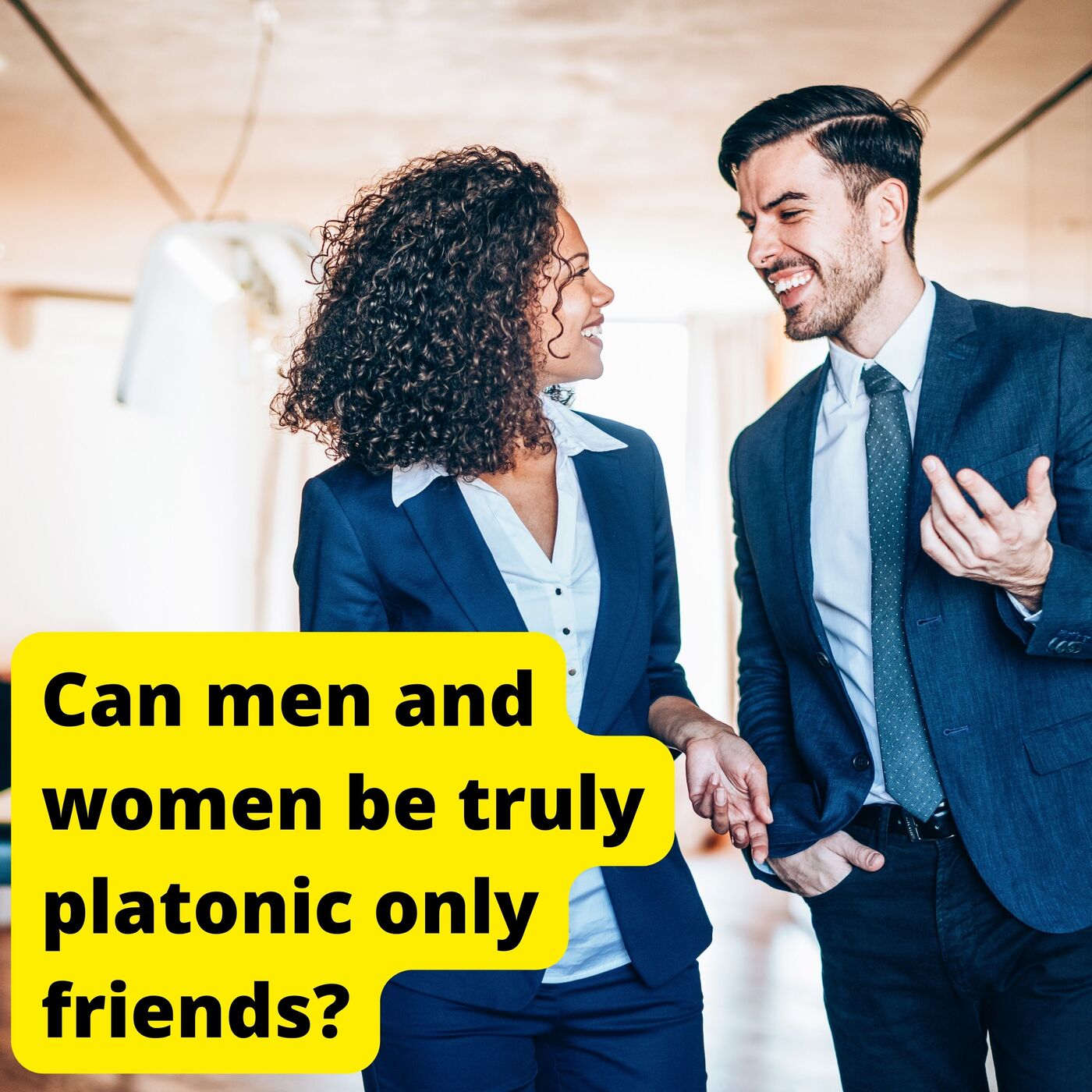 Can men and women be truly platonic only friends?