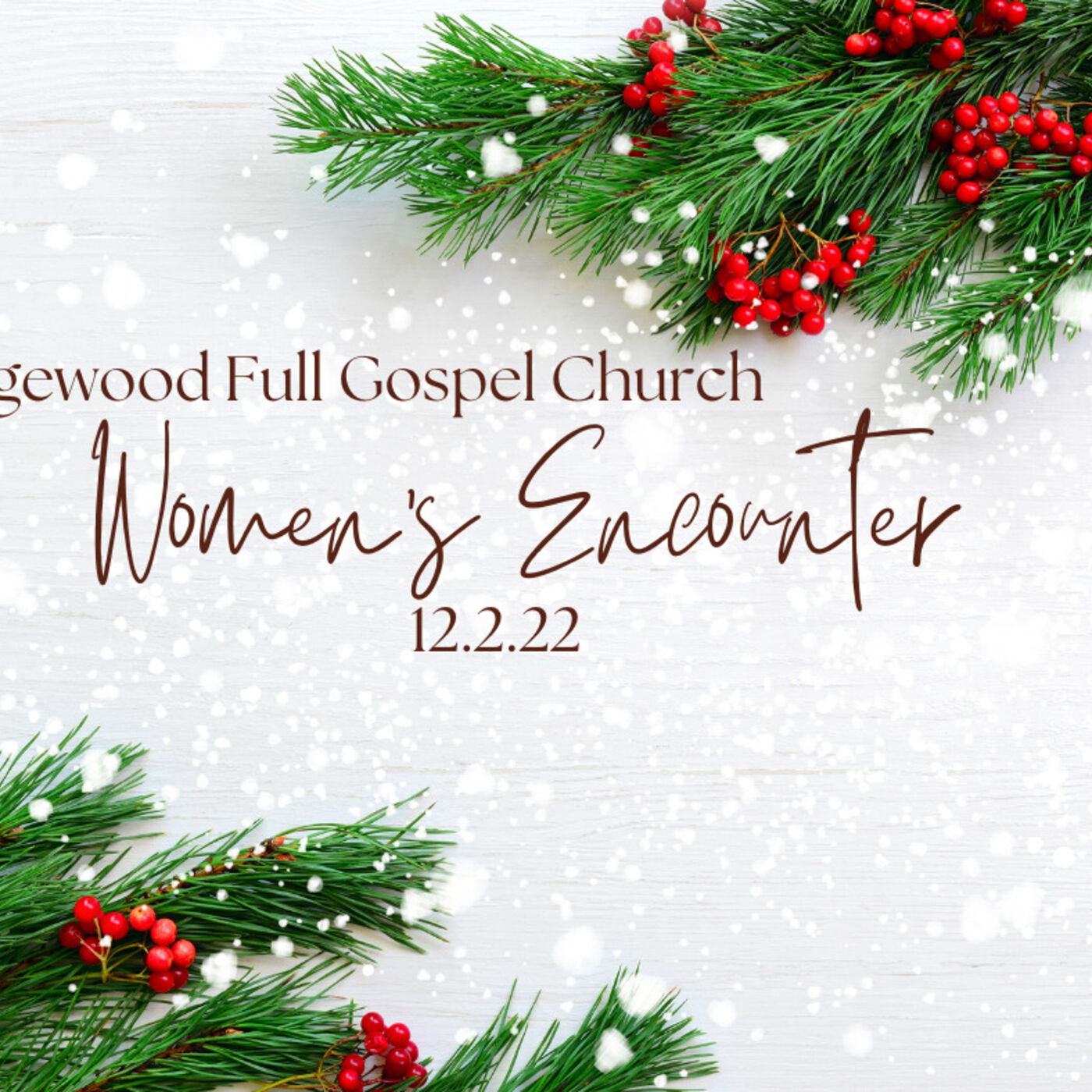 Womens Encounter | 12.2.22