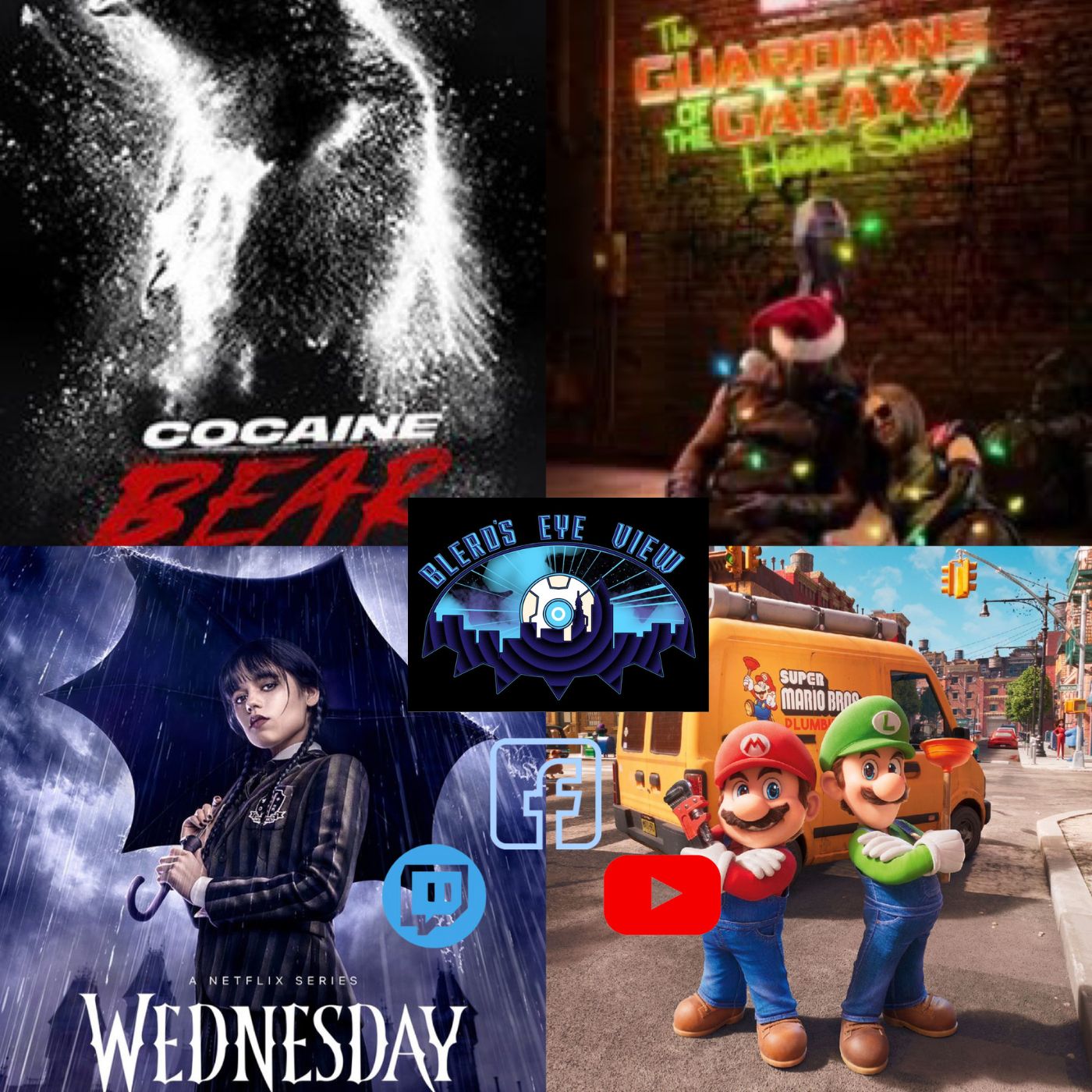 S9E98: Movie trailer blowout!! Wednesday and Guardians of the Galaxy Holiday Special Reviews