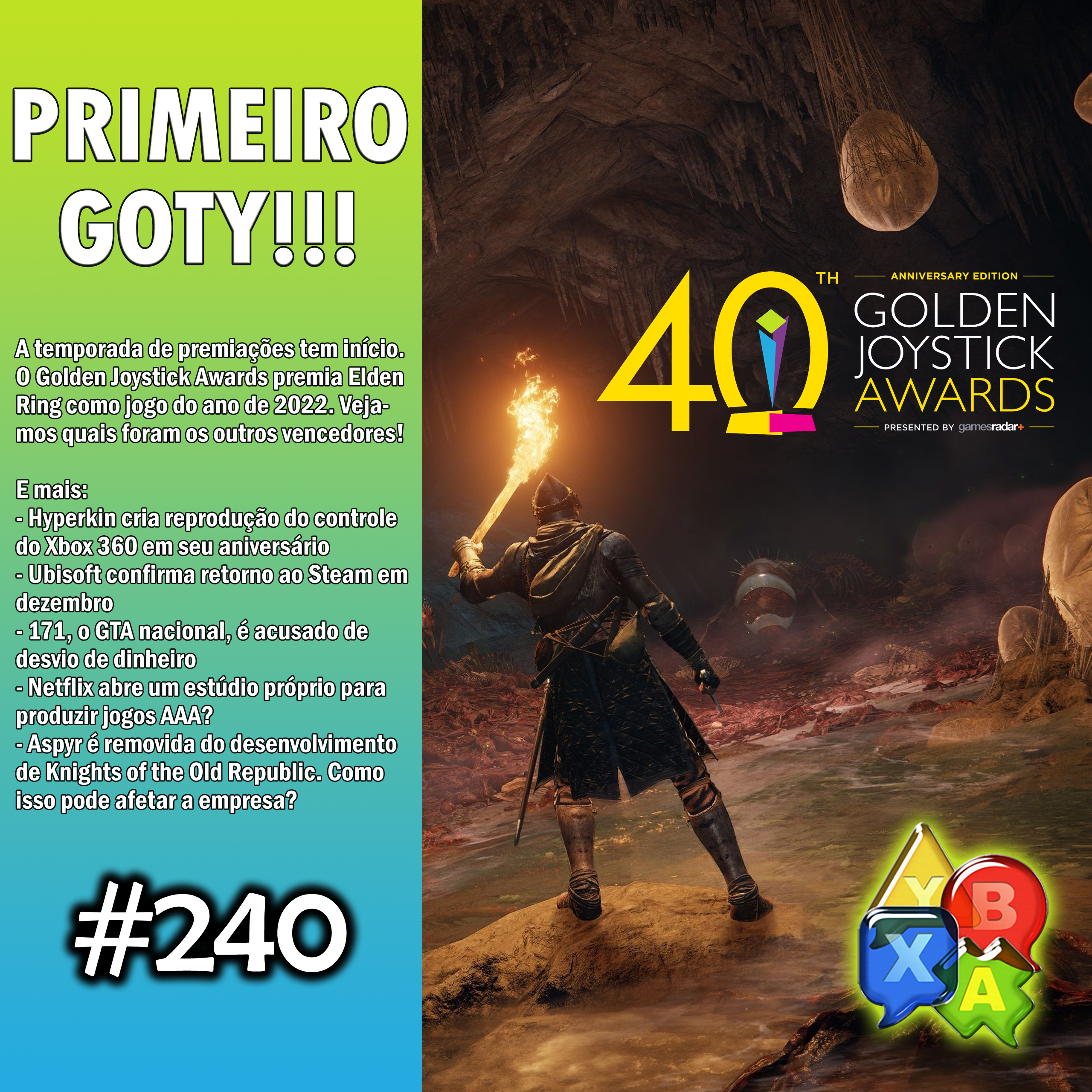 Jogando Papo Nº 240 – Golden Joystick Awards