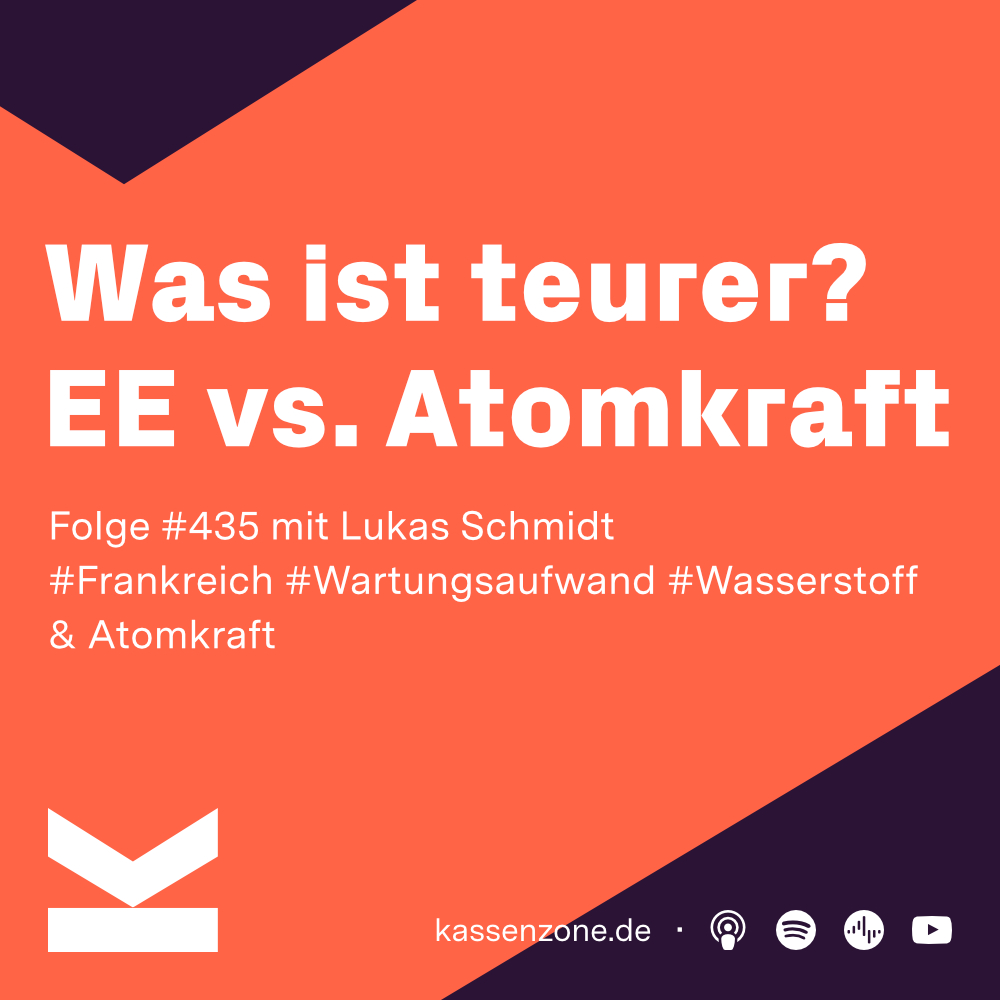 K#435 Kostenvergleich EE vs. Atomkraft? #ENERGIEZONE