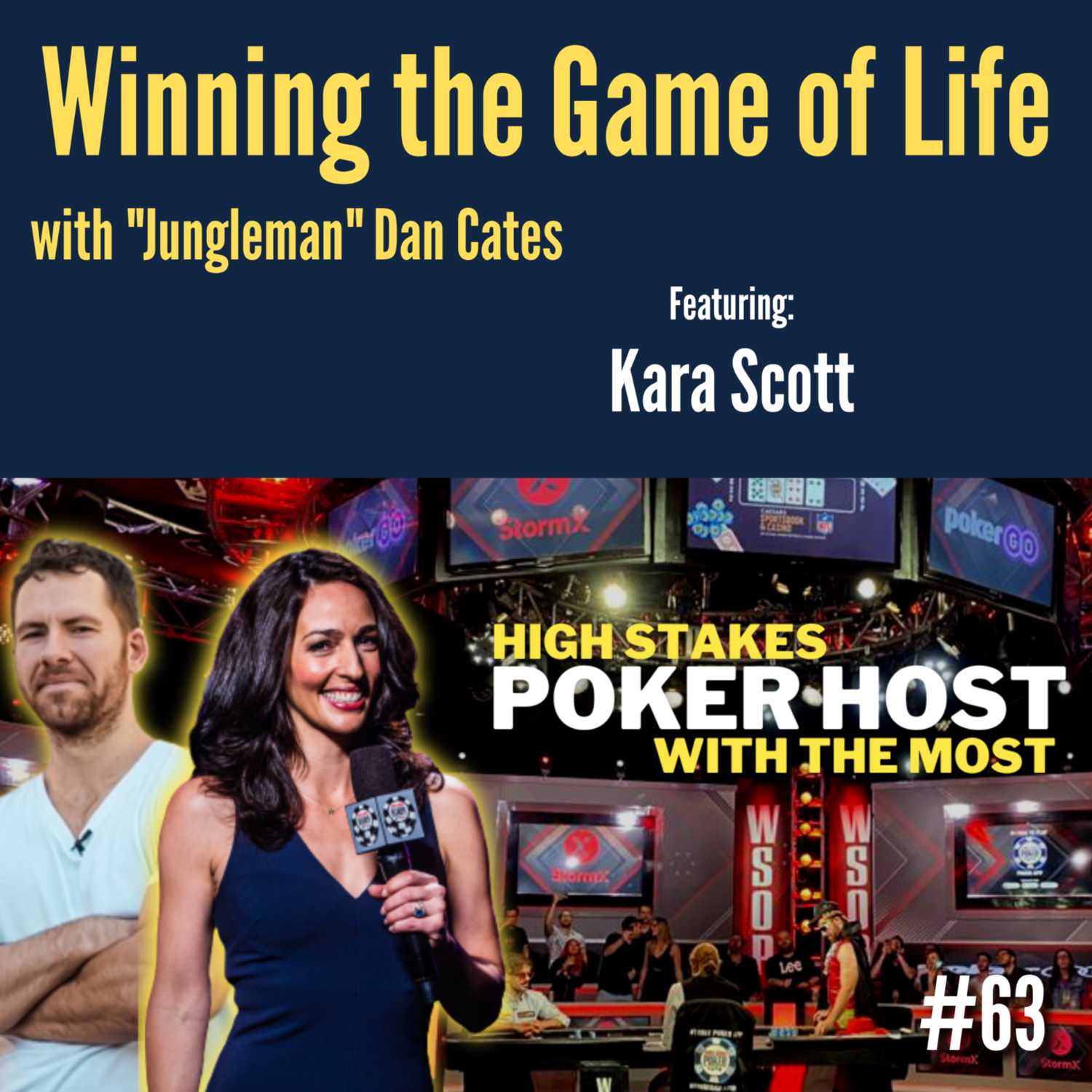 An Interview of VERY HIGH STAKES! | "Jungleman" Dan Cates Turns the Tables on Kara Scott