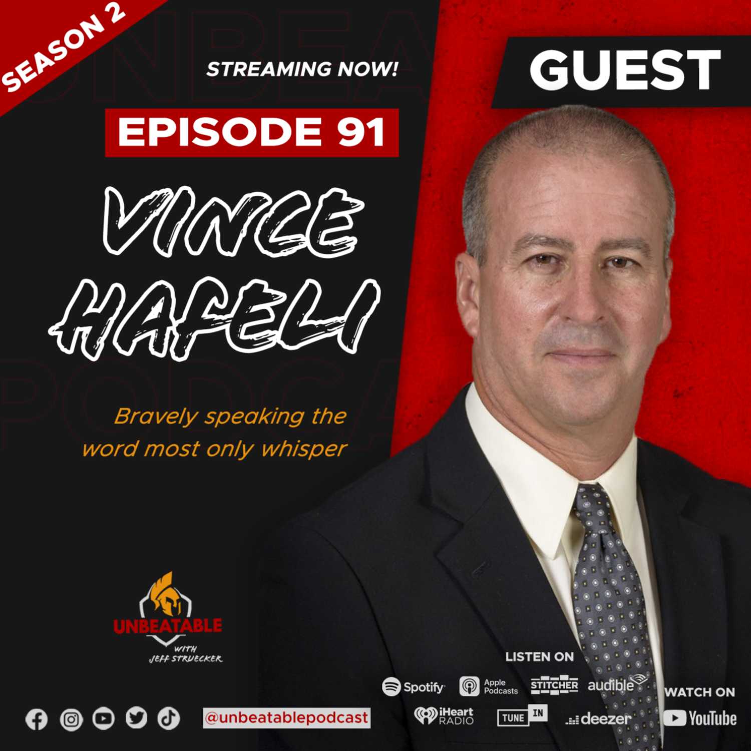 Ep. 91: Vince Hafeli-Bravely speaking the word most only whisper