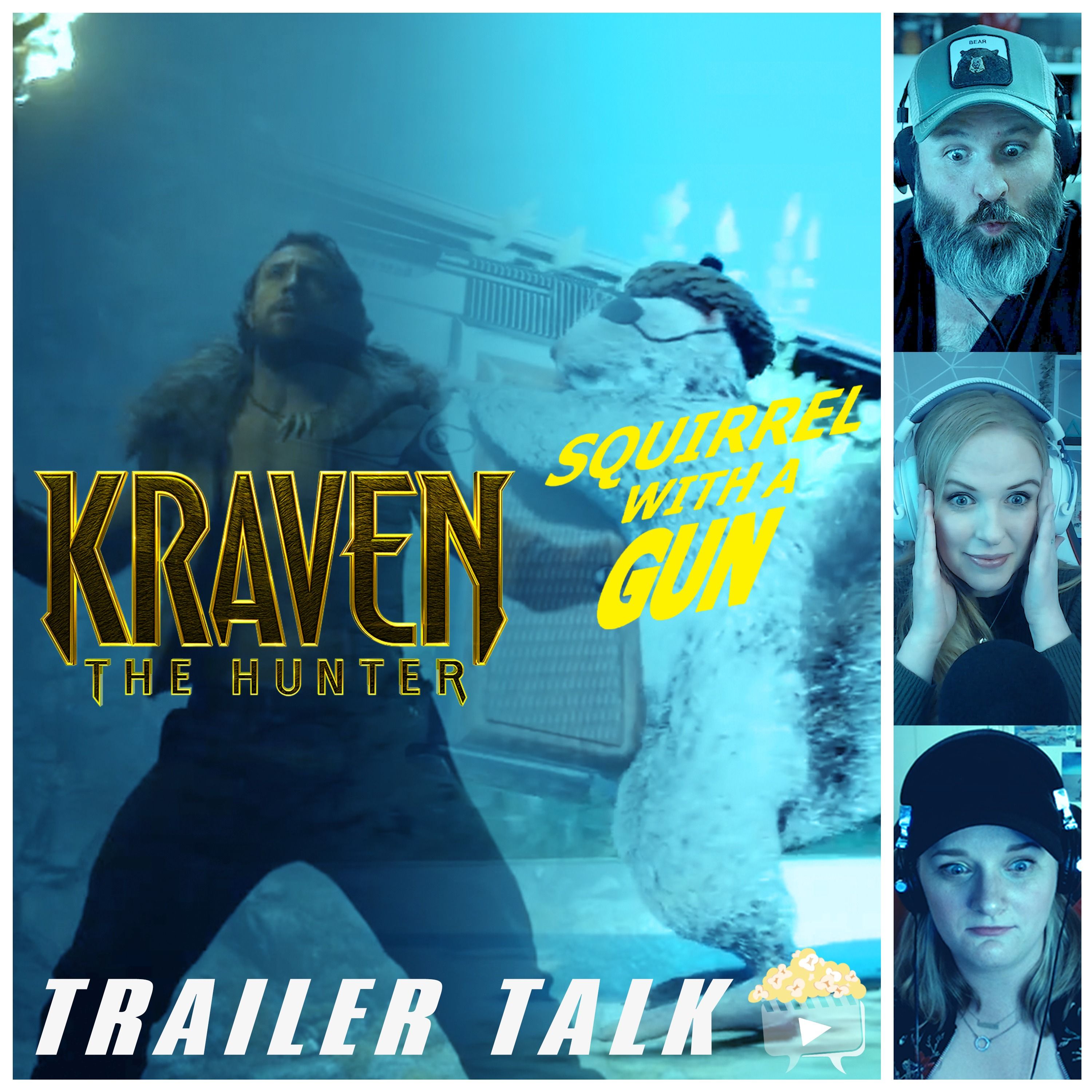 Kraven The Hunter & Squirrel with a Gun Trailer Reaction & Discussion - TRAILER TALK LIVE