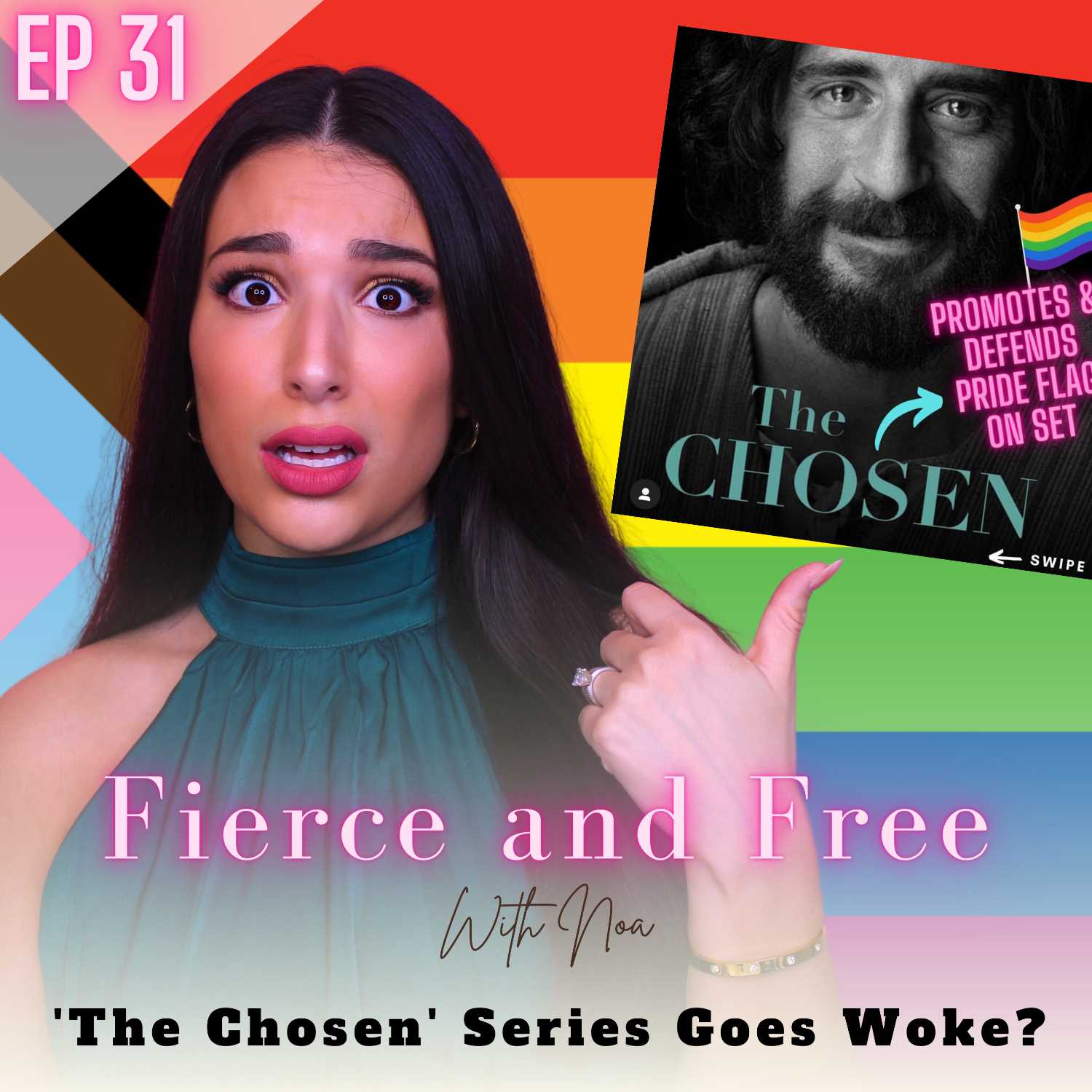 'The Chosen' Defends Pride Flag?! The Dark Truth about the Christian Entertainment Industry from a former Actress