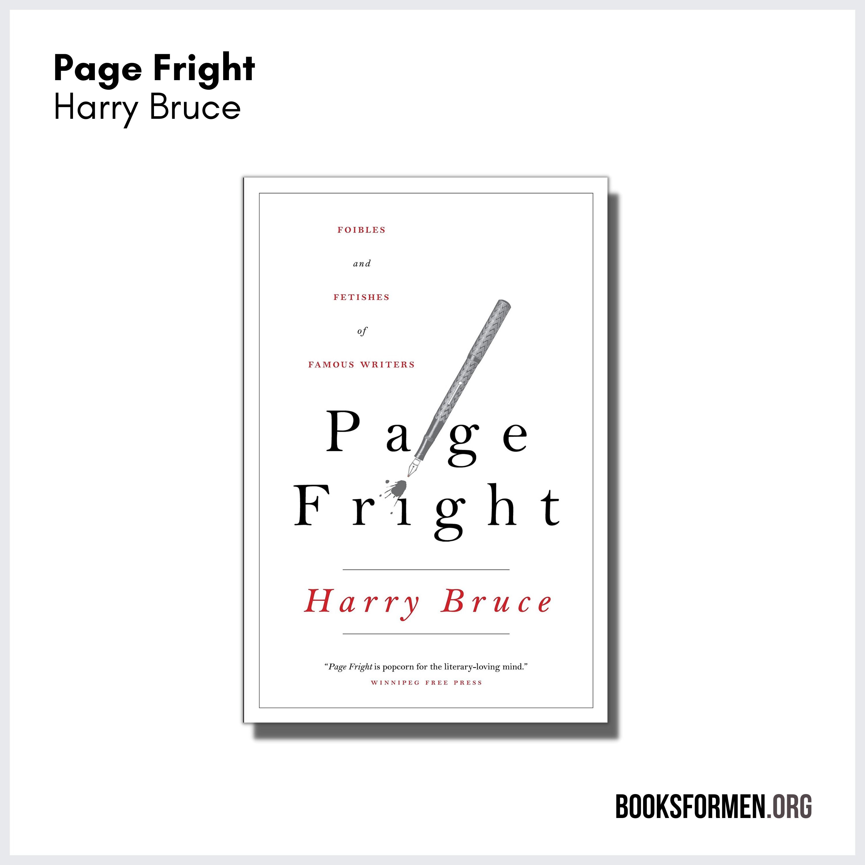 Page Fright | Harry Bruce