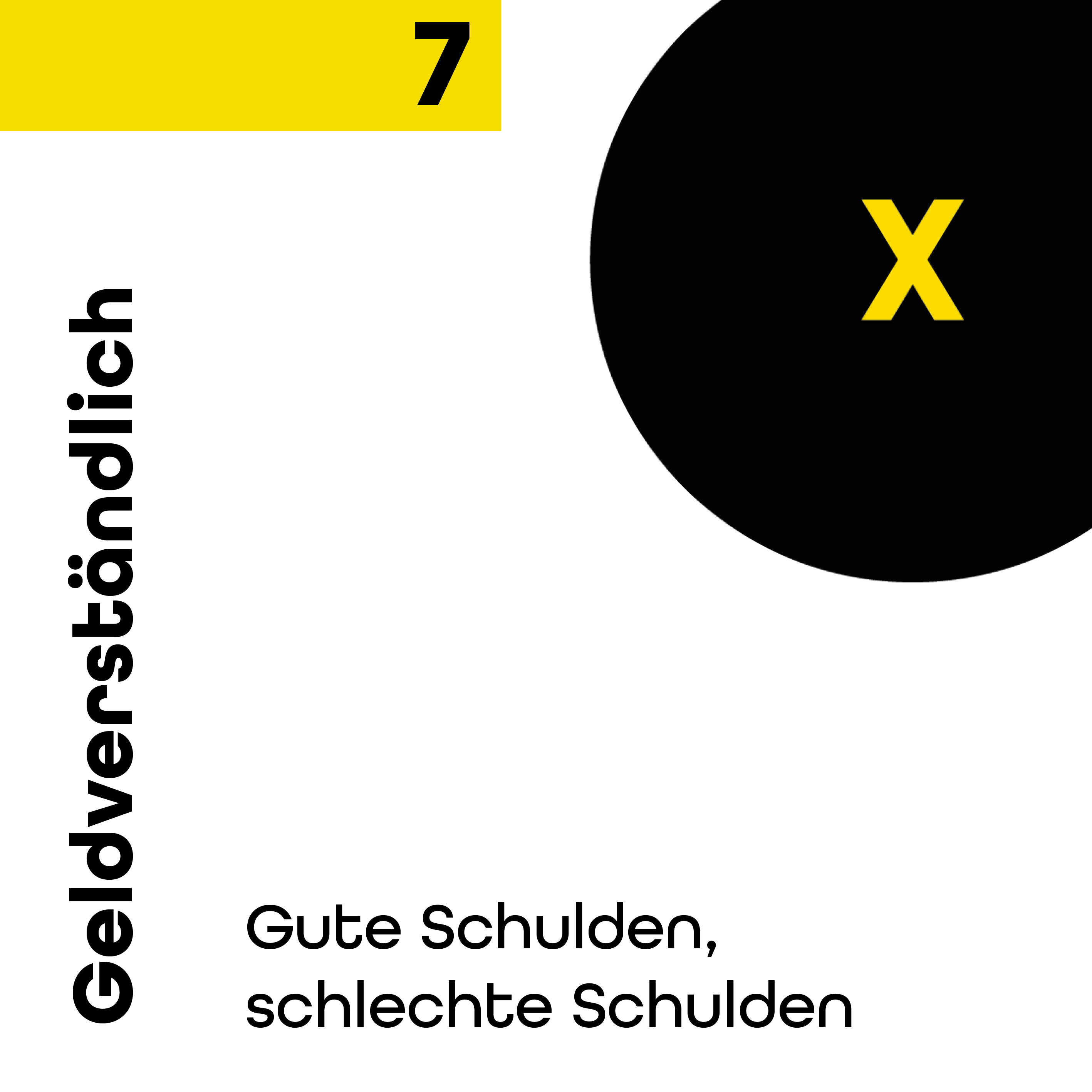 ⁣Gute Schulden – schlechte Schulden