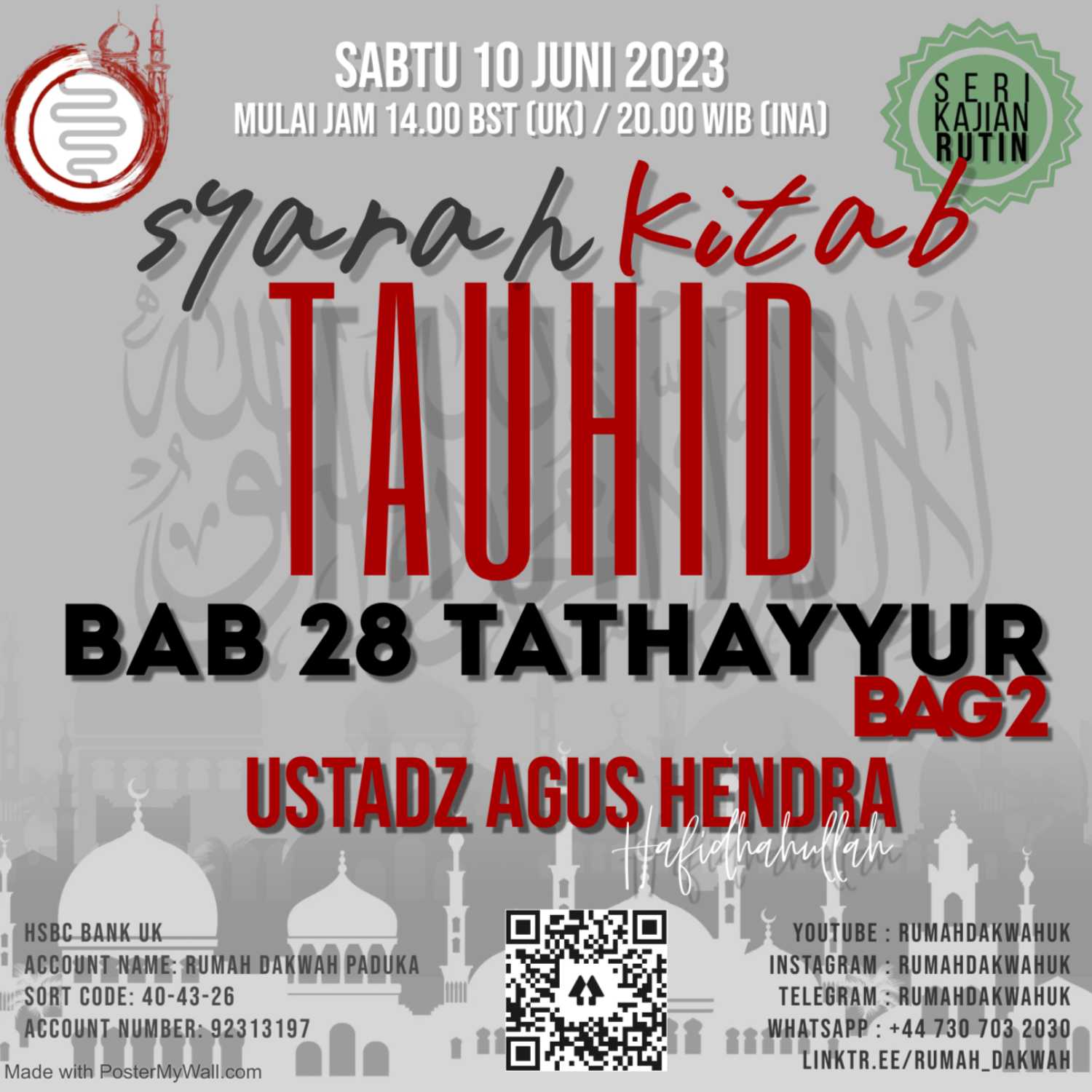 ⁣Syarah Kitab Tauhid Bab 28 Bagian 2