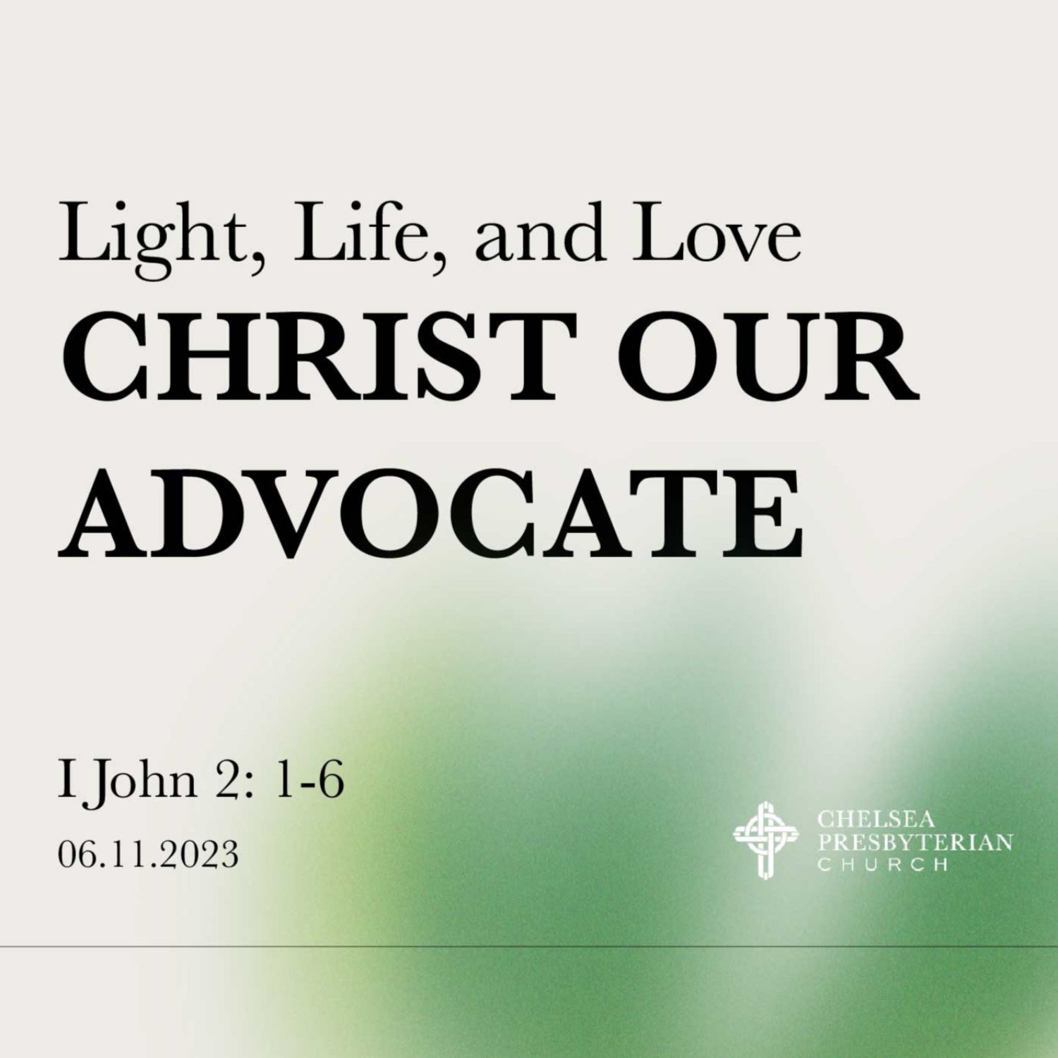 Christ Our Advocate