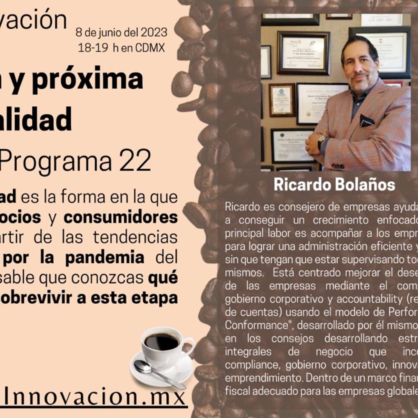 T3P22. Innovación y Próxima Normalidad