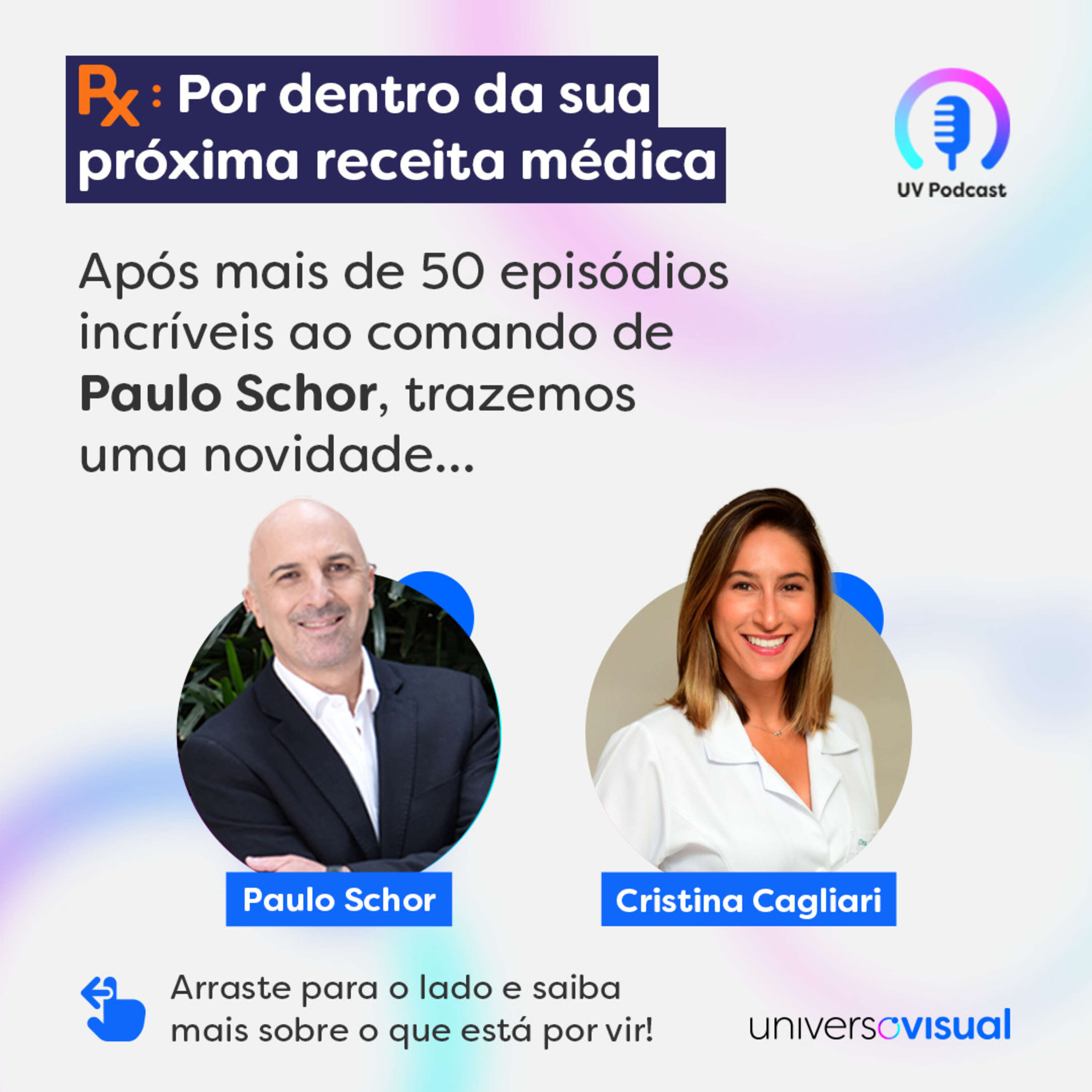 Paulo Schor | Programa Rx | Episódio 52 - Bem vinda Cristina Cagliari