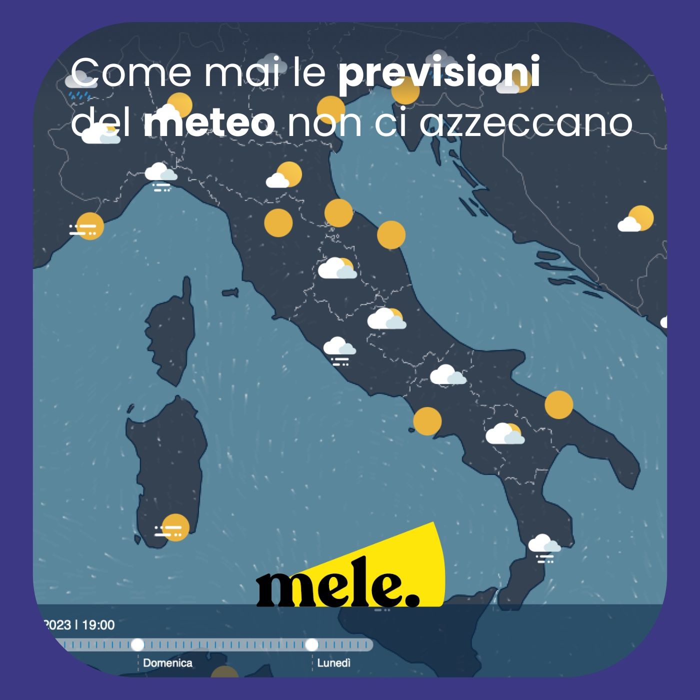 Come mai le previsioni del meteo non ci azzeccano