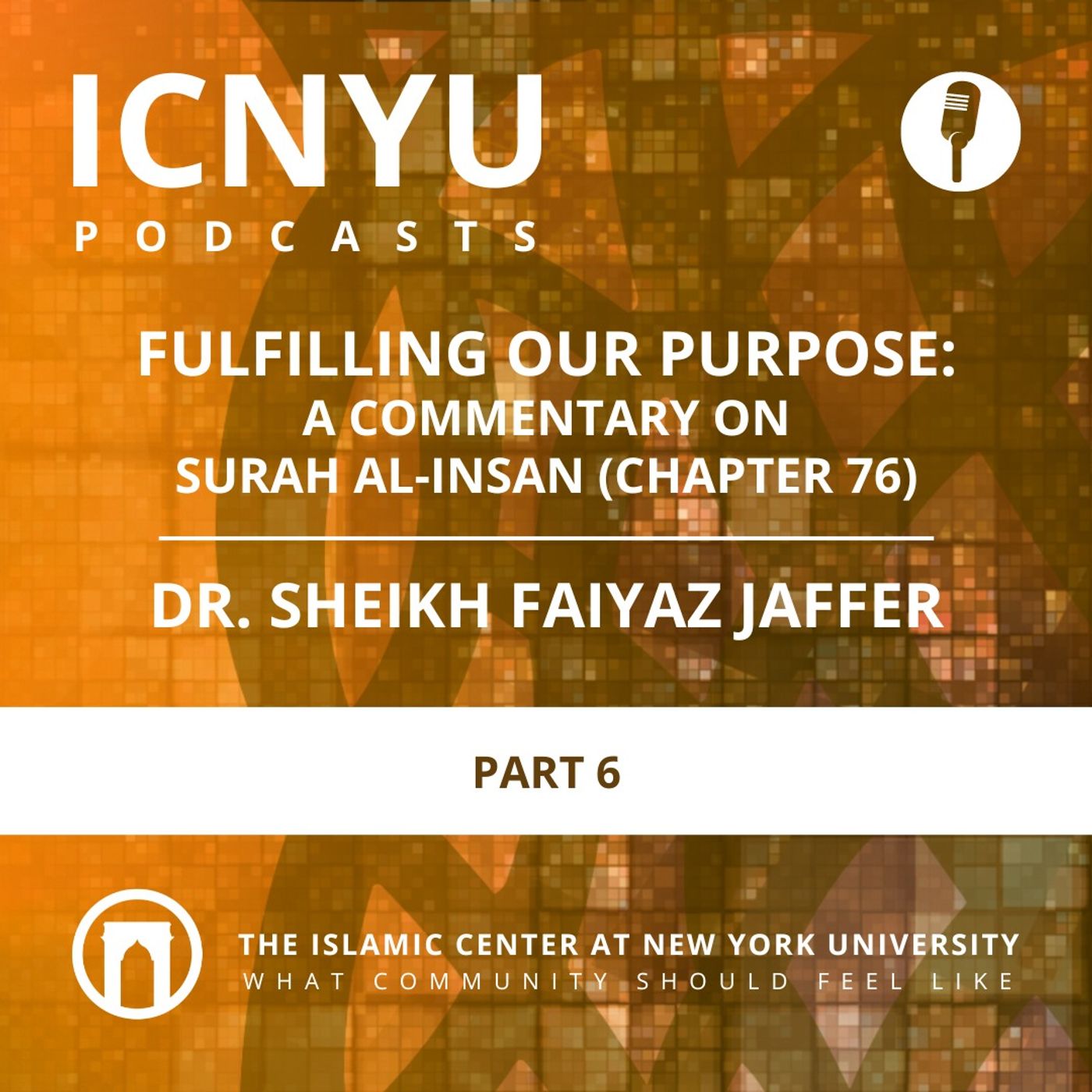 ⁣Fulfilling Our Purpose: a Commentary on Surah al-Insan (Chapter 76) | Dr. Sheikh Faiyaz Jaffer | Part 6 | 6.15.2023