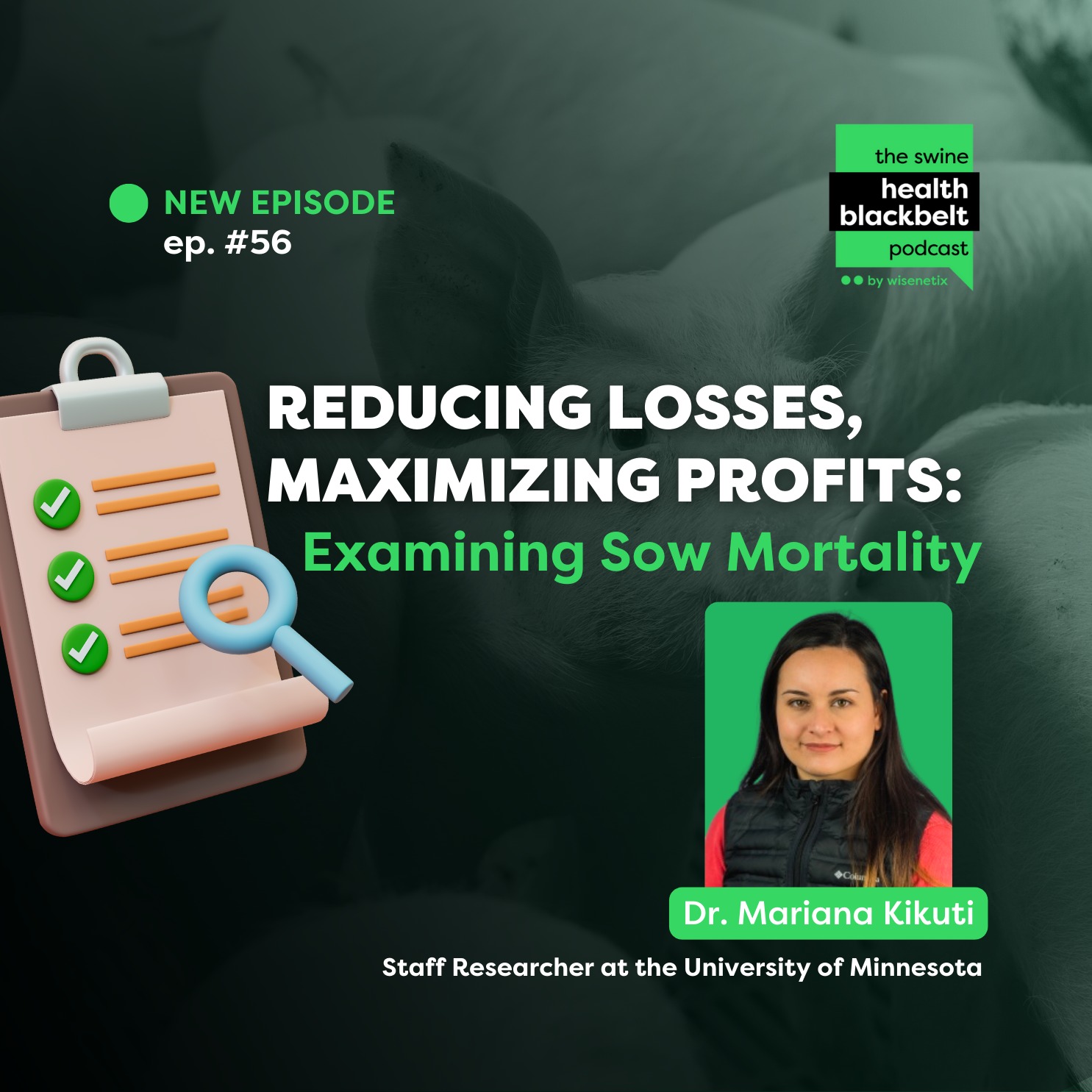 #56 - Reducing Losses, Maximizing Profits: Examining Sow Mortality - Dr. Mariana Kikuti