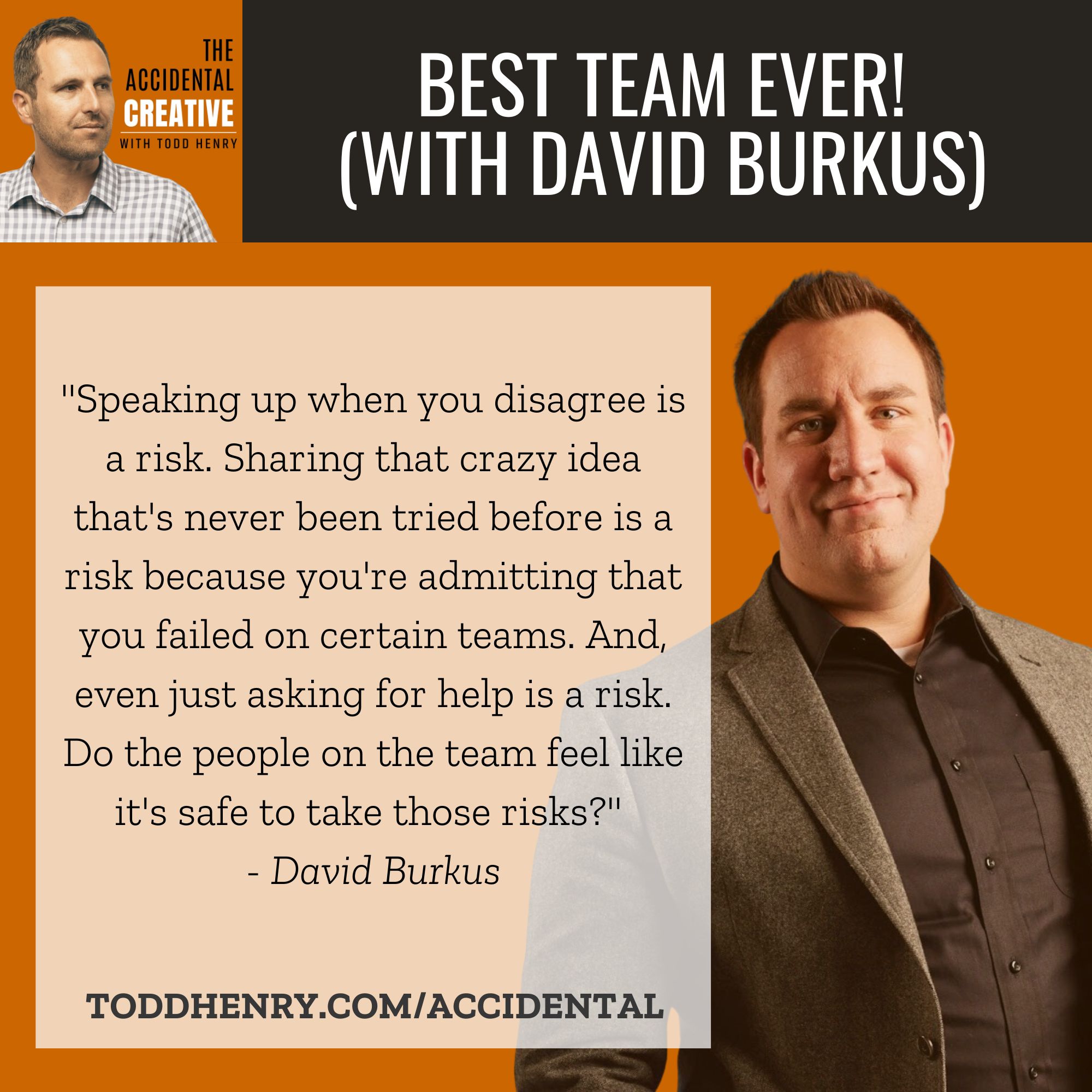 Best Team Ever (with David Burkus)