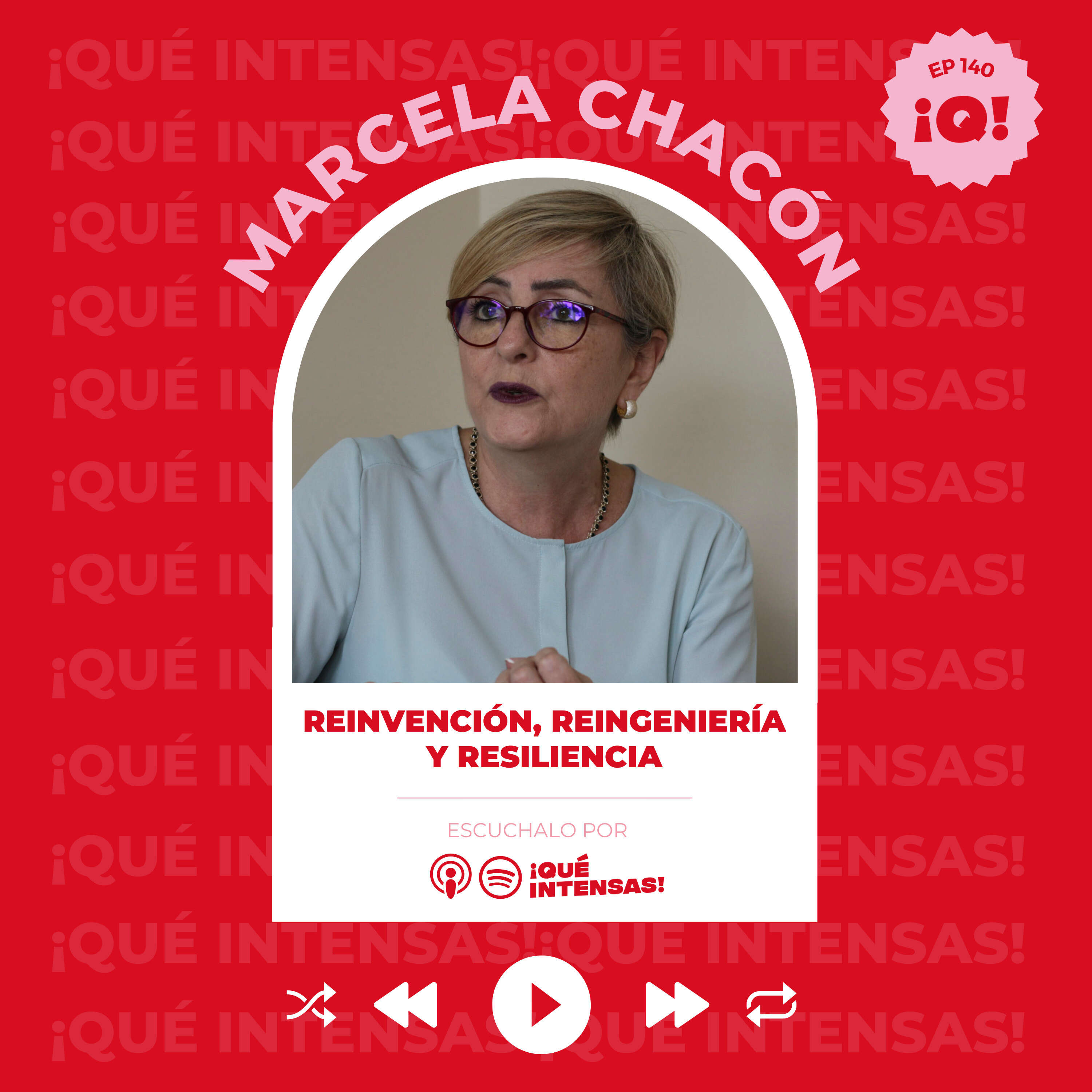 Ep.140 Reinvención, reingeniería y resiliencia, con Marcela Chacón