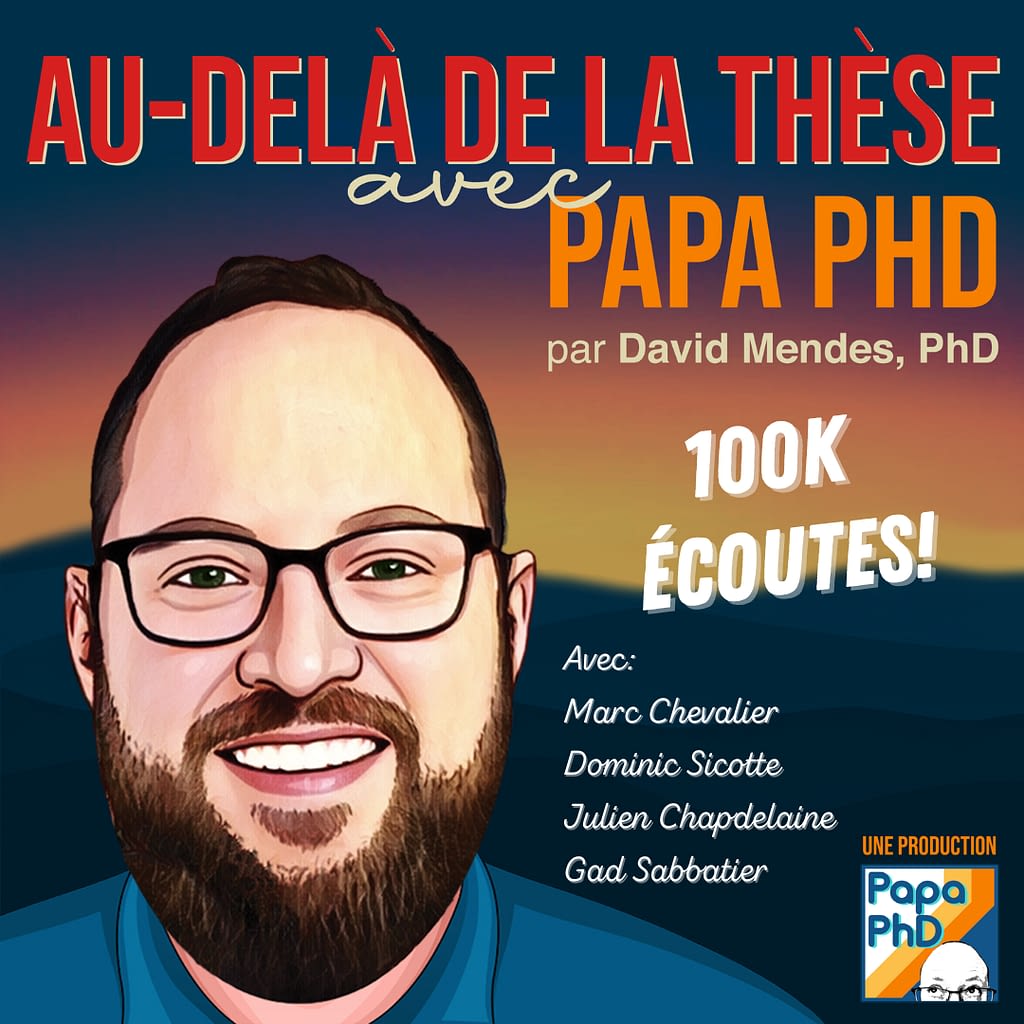 Célébration 100 000 écoutes de Papa PhD