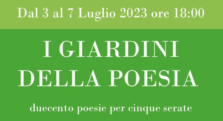 ⁣🎤 I GIARDINI DELLA POESIA – Sandro Lombardi di Compgnia Lombardi Tiezzi