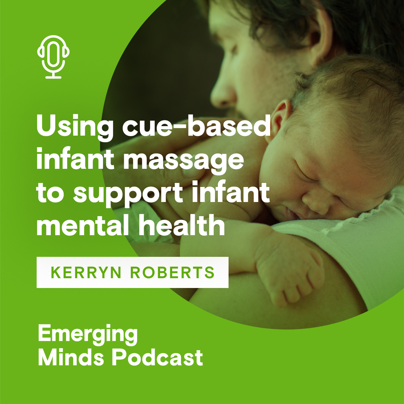 ⁣Using cue-based infant massage to support infant mental health