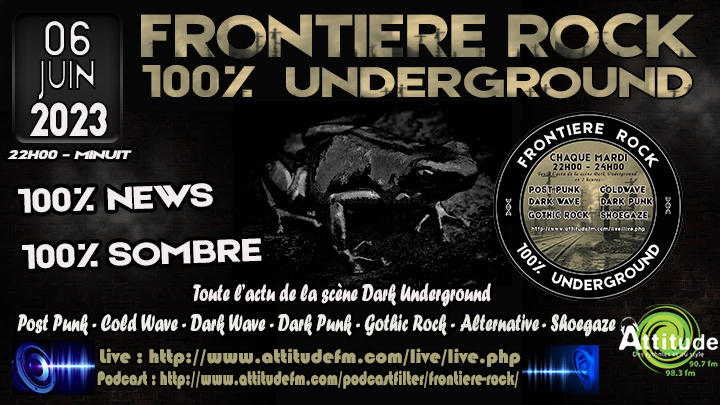 Frontière Rock 100% Underground du 06.06.23