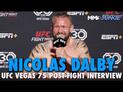 Nicolas Dalby Happy to Break Martin Kampmann's Record, Wants 30th Anniversary Bout | UFC on ESPN 46