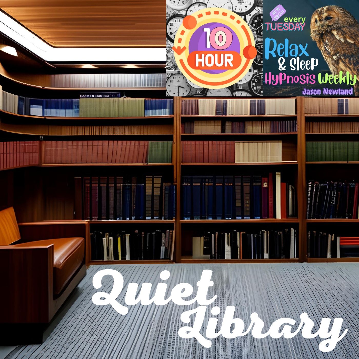 (10 hours) #202 Quiet Library: guiding you through the quiet, calming environment of a library (Jason Newland)