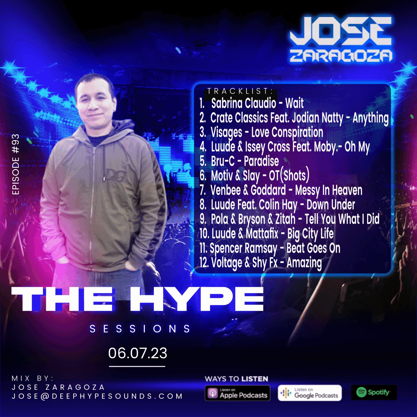 Jose Zaragoza - The Hype Sessions Volume #93