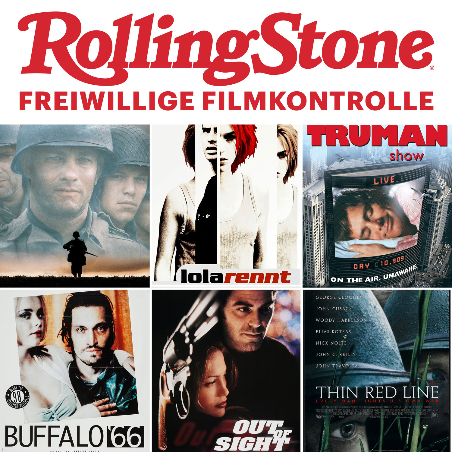 1998: Private Ryan, Thin Red Line, Truman Show, Lola rennt, Psycho und mehr