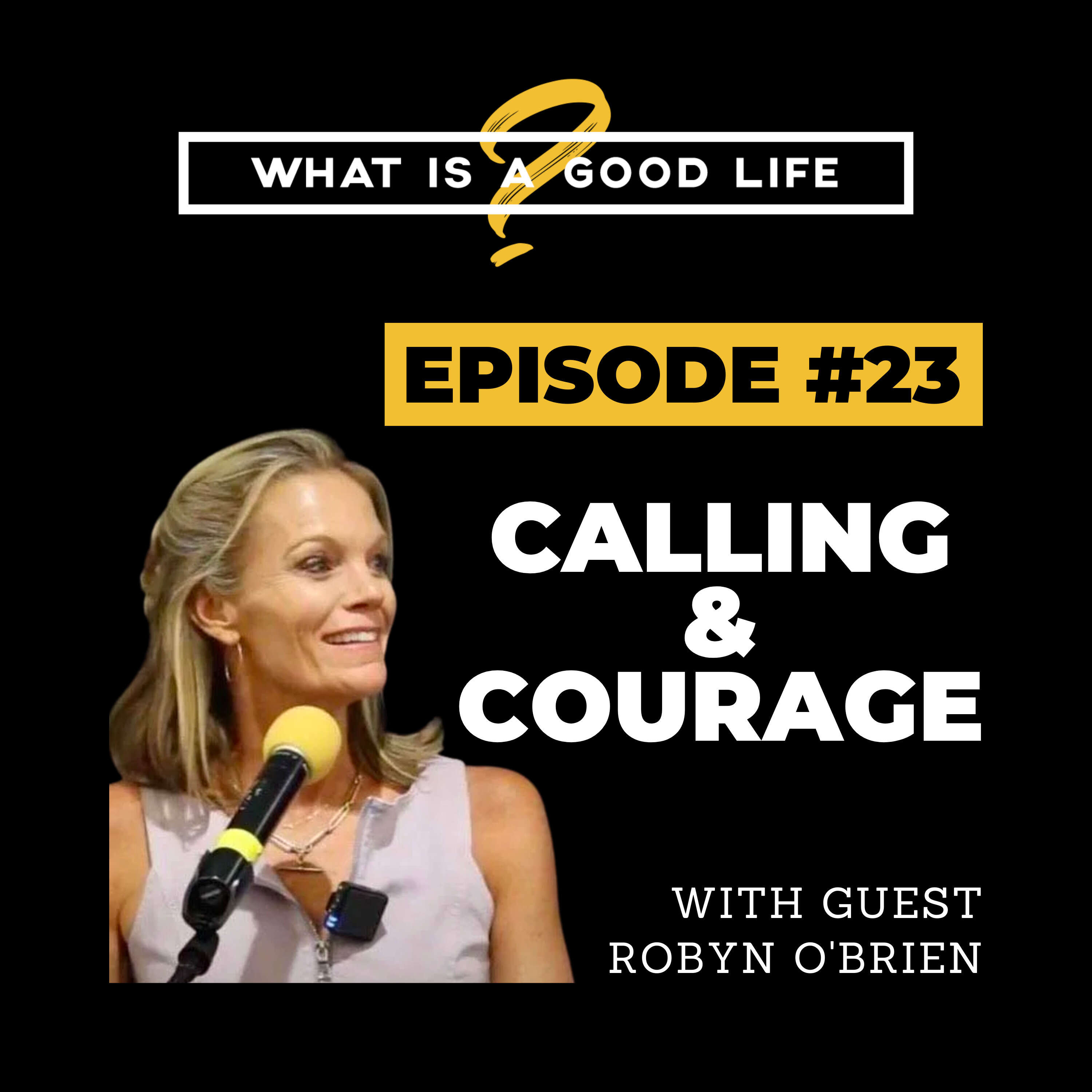 What is a Good Life? #23 - Calling & Courage with Robyn O'Brien